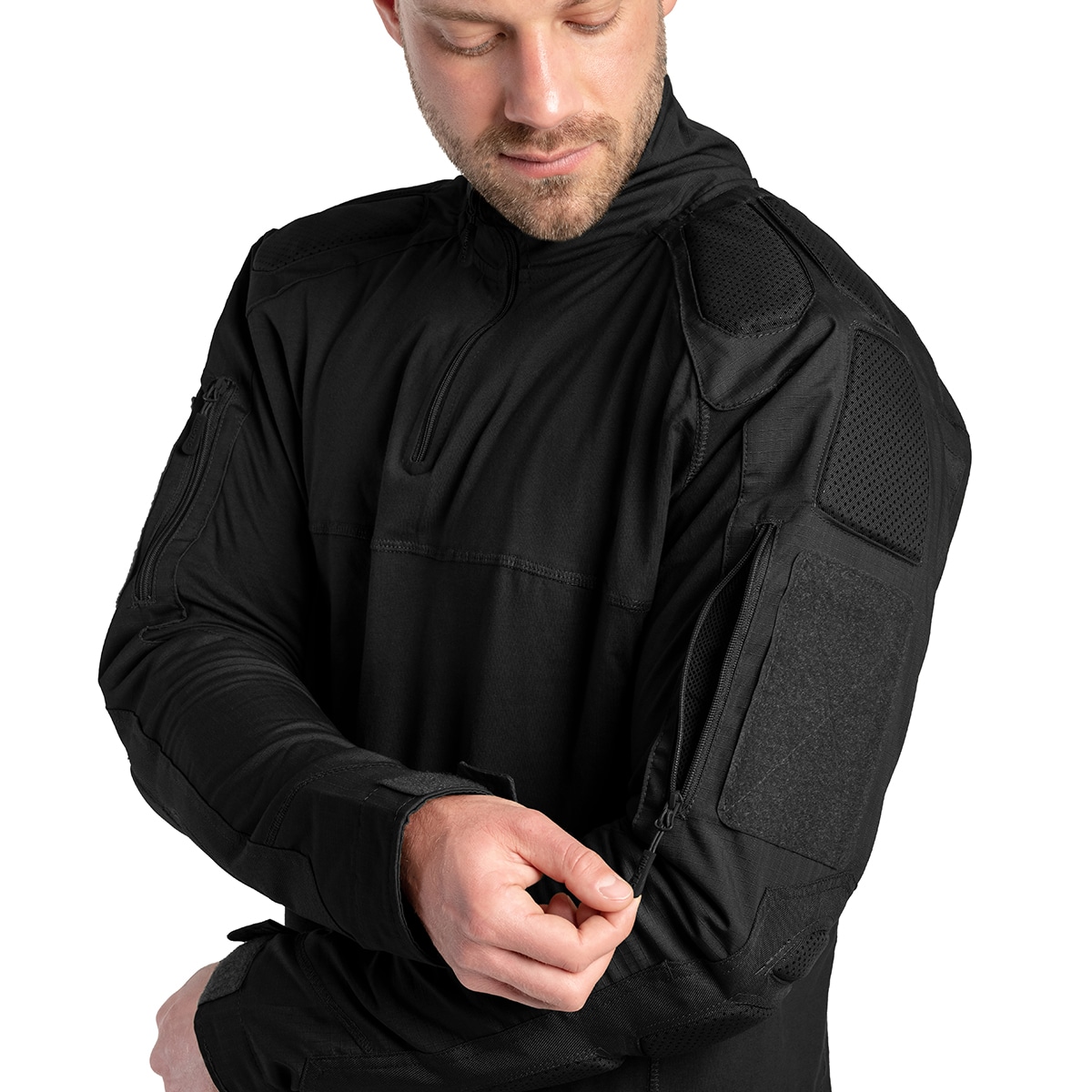 Mikina Mil-Tec Combat Shirt Chimera - Black
