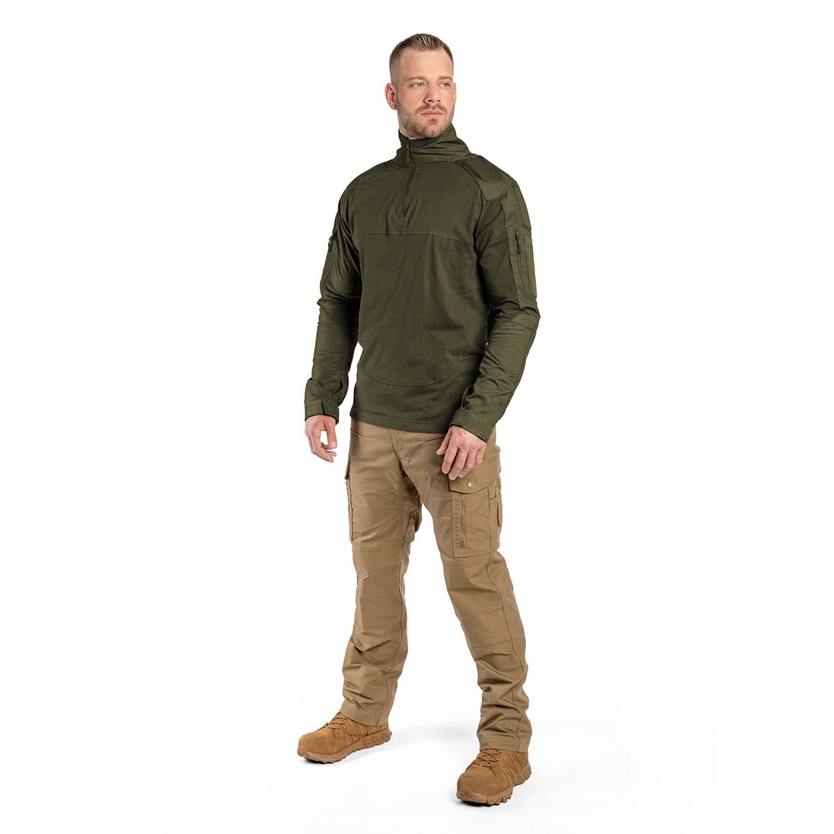 Mikina Mil-Tec Combat Shirt Chimera - Olive