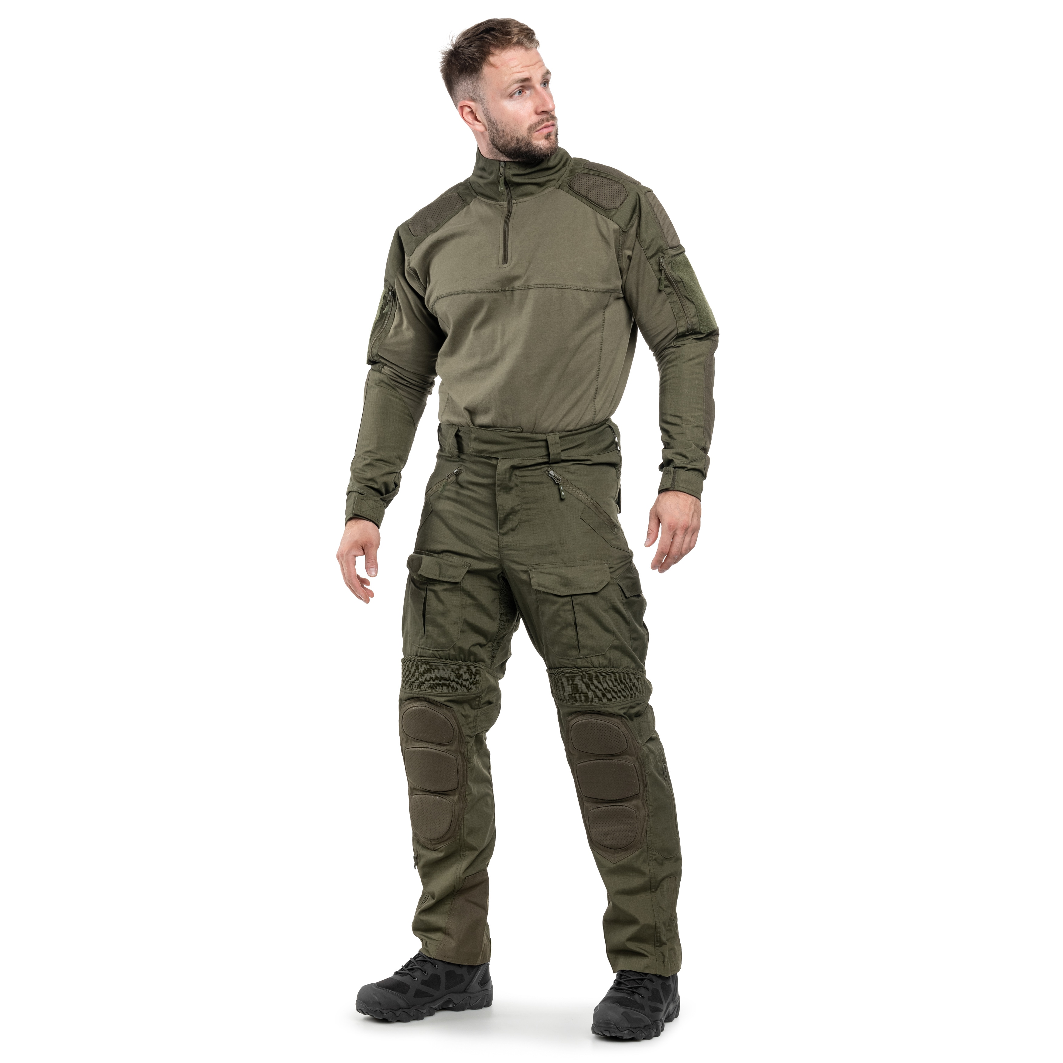 Mikina Mil-Tec Combat Shirt Chimera - Olive