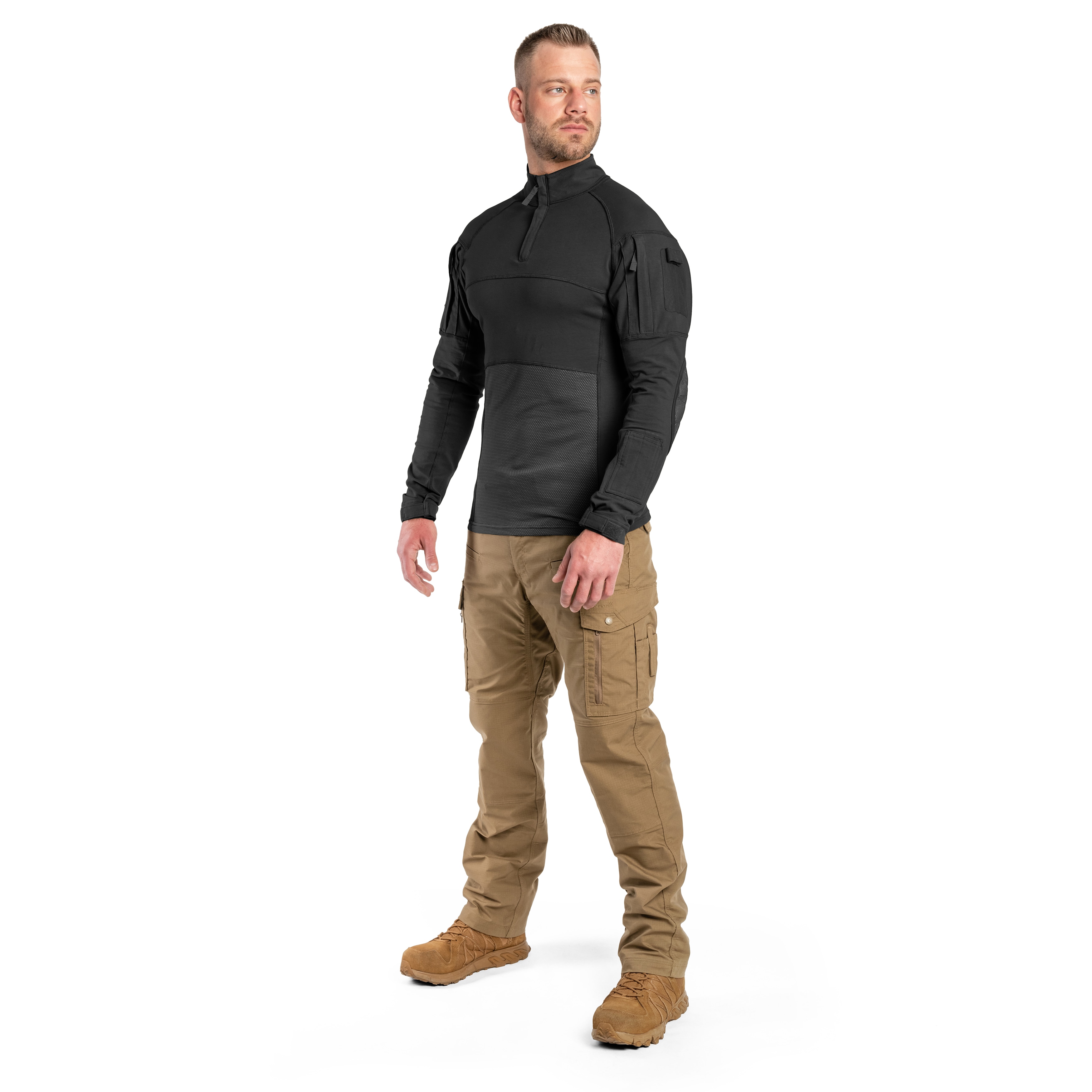 Mikina Mil-Tec Combat Shirt Assault Field - Black