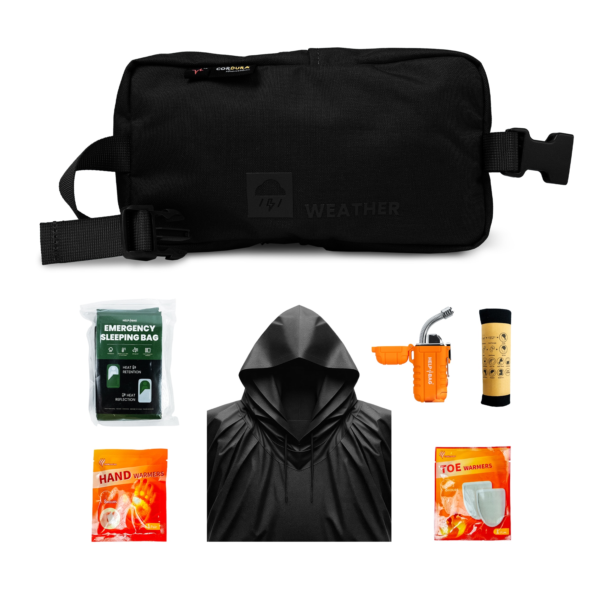 Nouzová sada Help Bag Max – Shadow Black