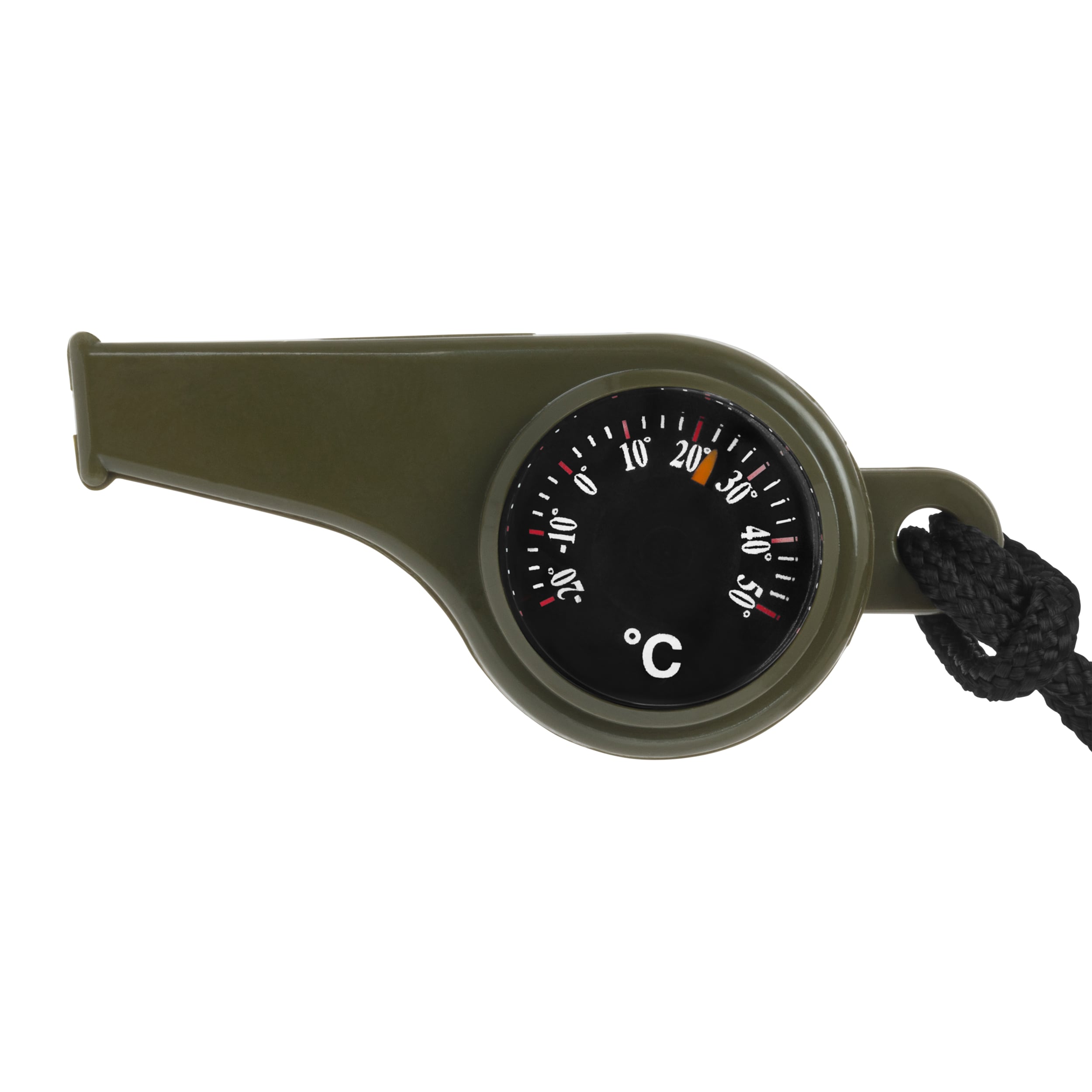 Píšťalka Mil-Tec s kompasem a teploměrem