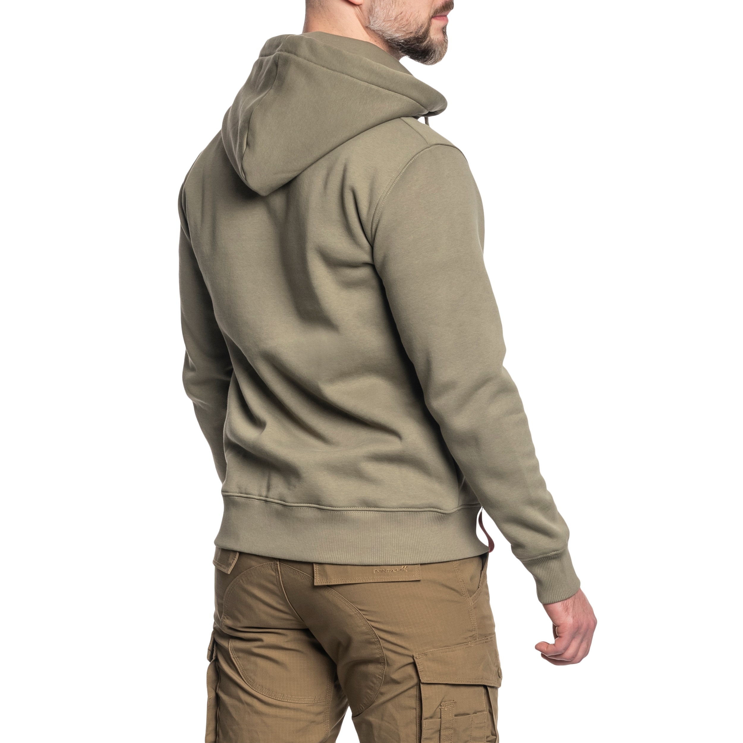 Mikina Alpha Industries Basic Zip Hoody - Olive