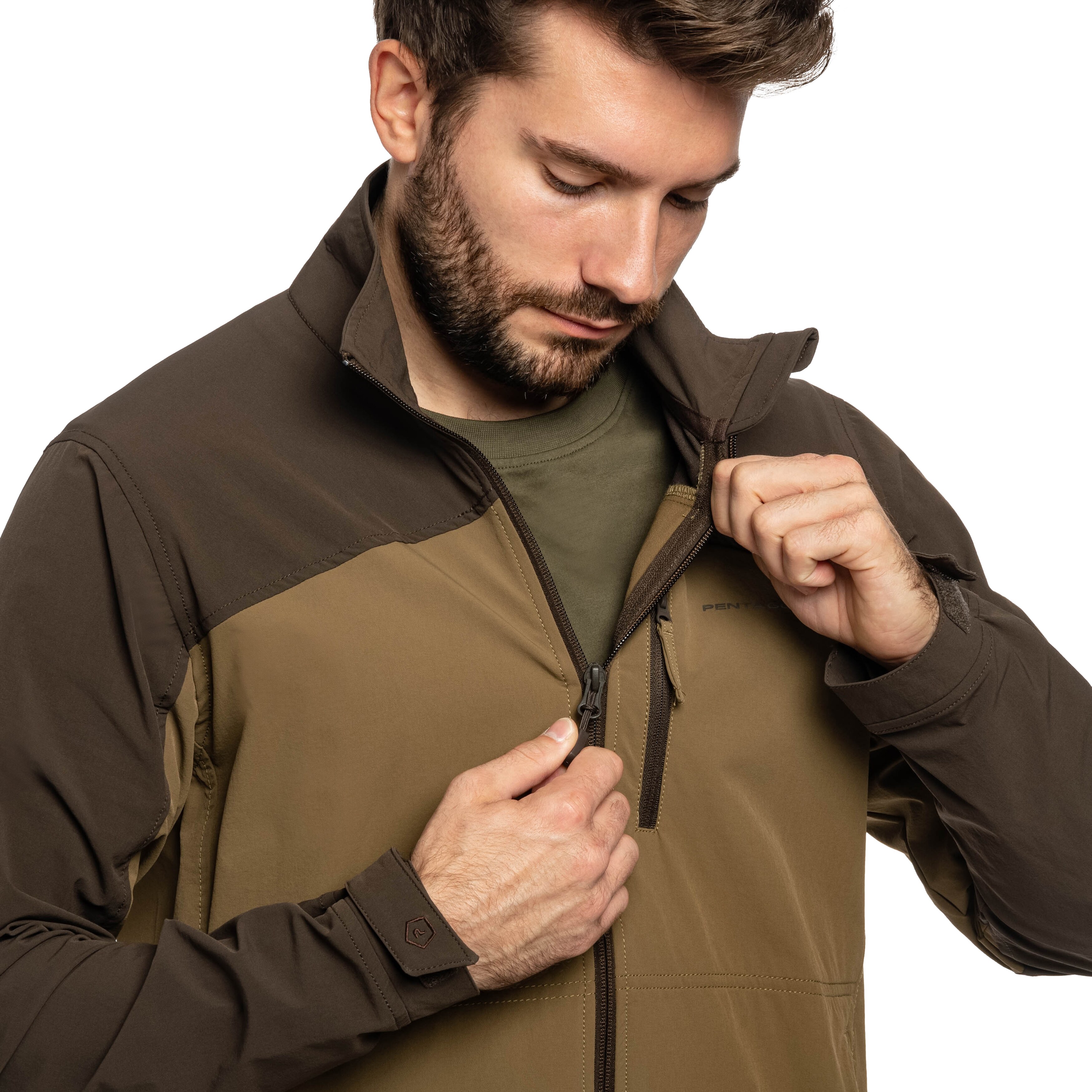 Bunda Pentagon Elite Light Softshell - Coyote/Mix