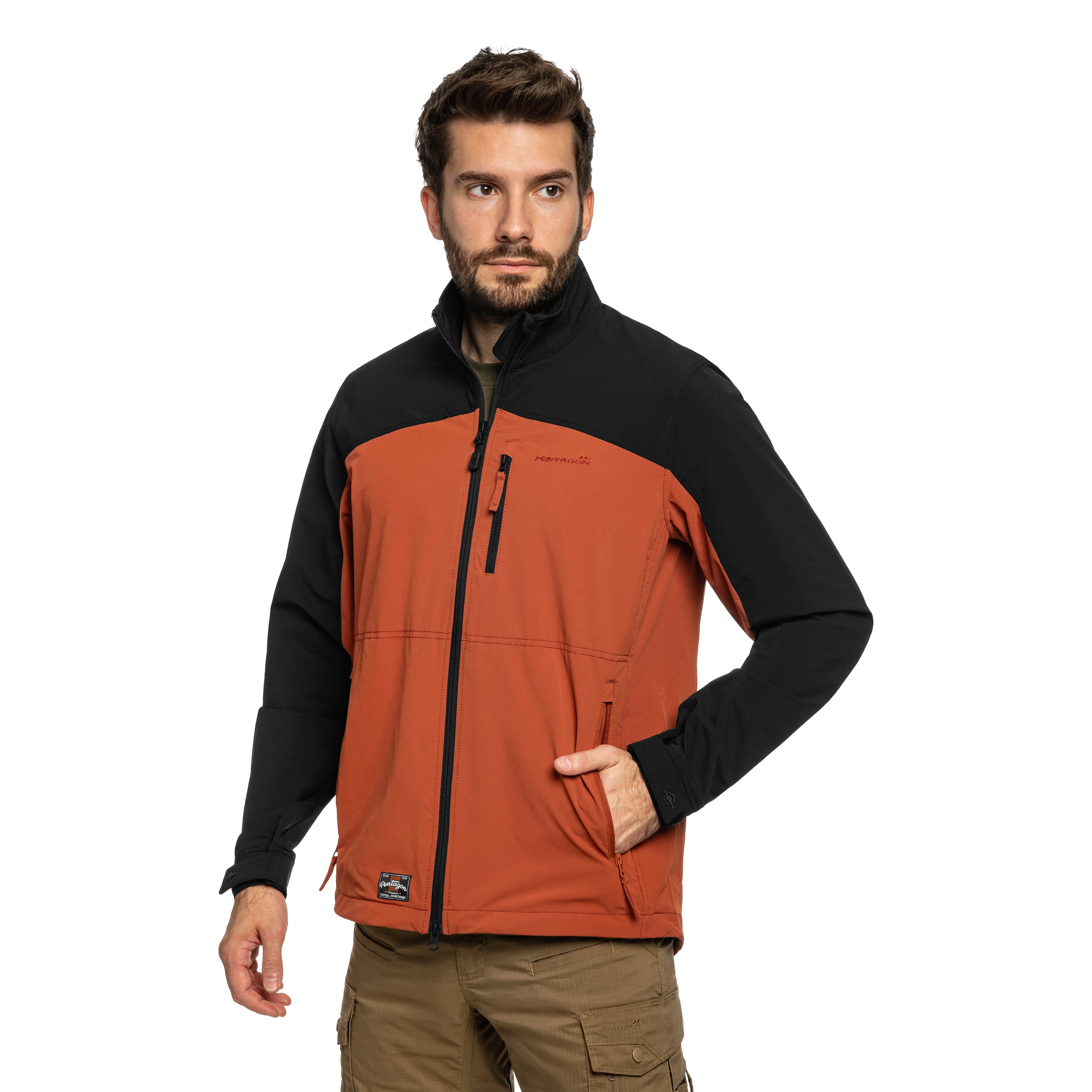 Bunda Pentagon Elite Light Softshell - Maroon Red