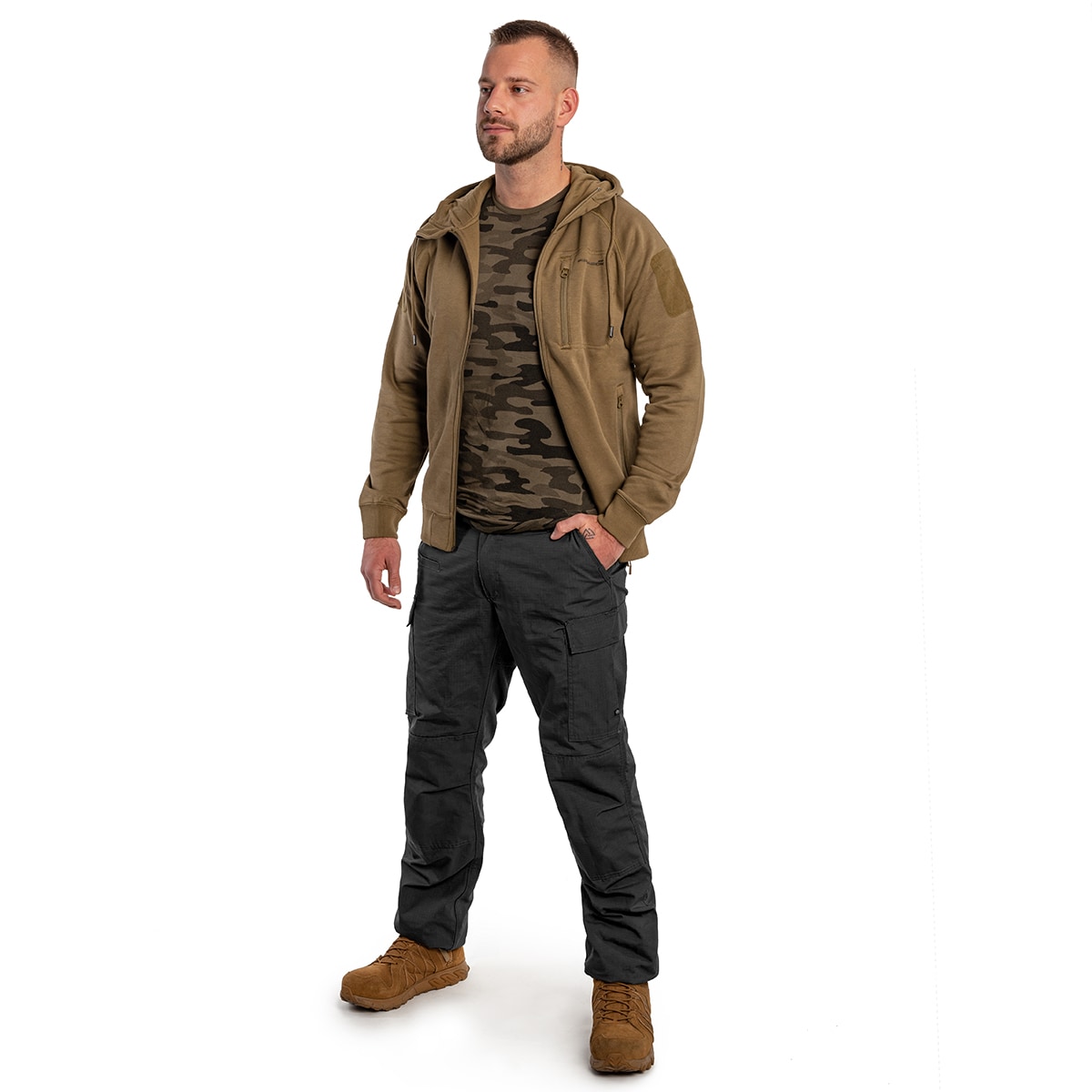 Mikina Pentagon Leonidas 2.0 Tactical Hoodie - Coyote