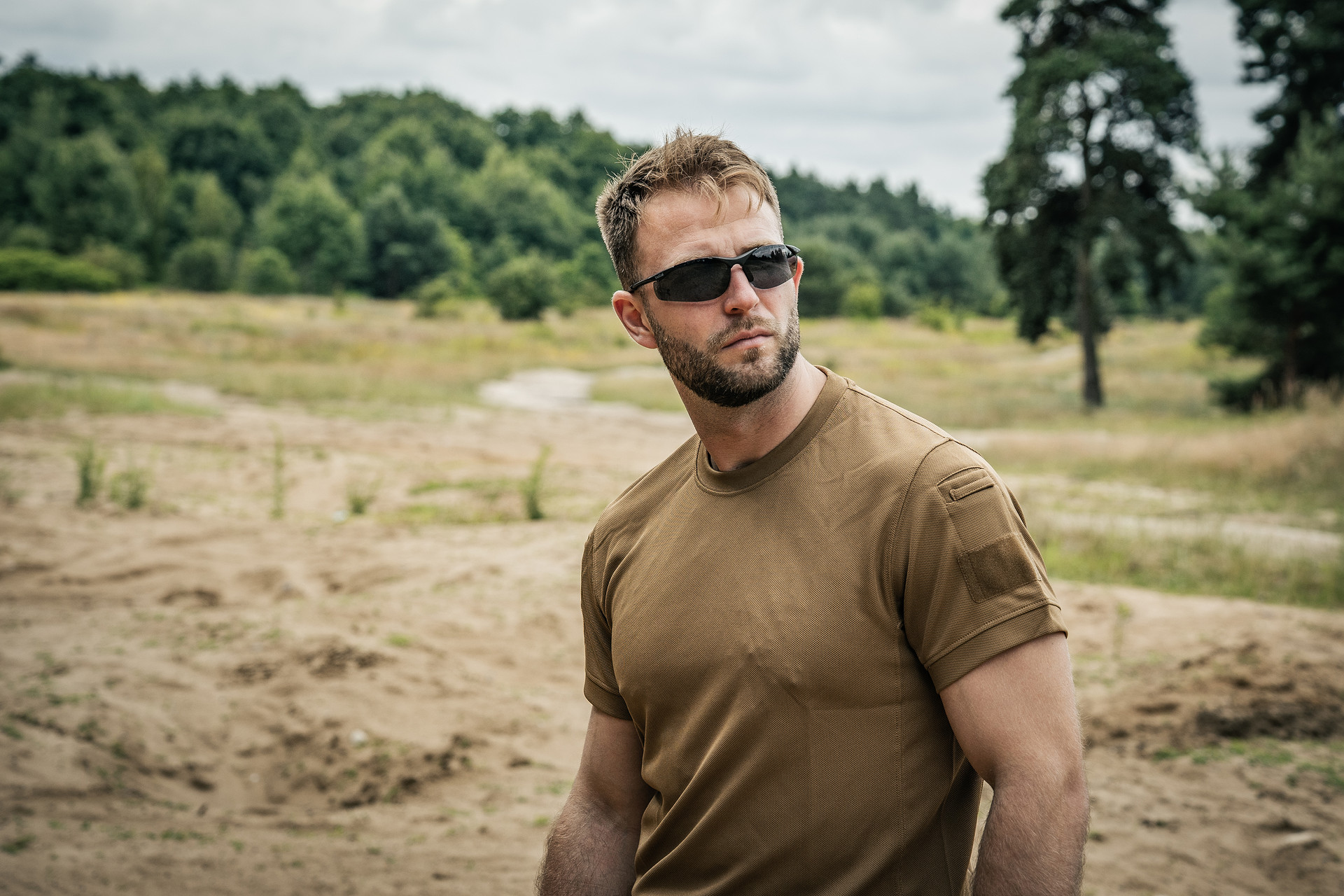 Termoaktivní tričko Helikon-Tex Tactical T-shirt TopCool - Coyote