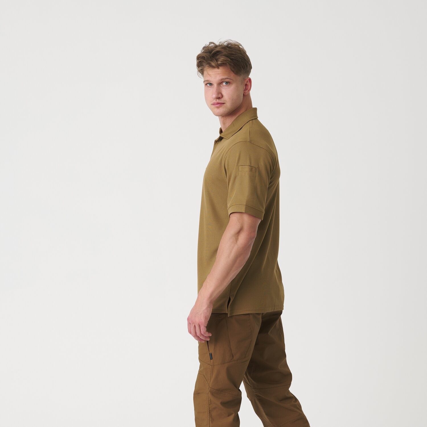 Termoaktivní tričko Polo Helikon-Tex UTL TopCool - Coyote