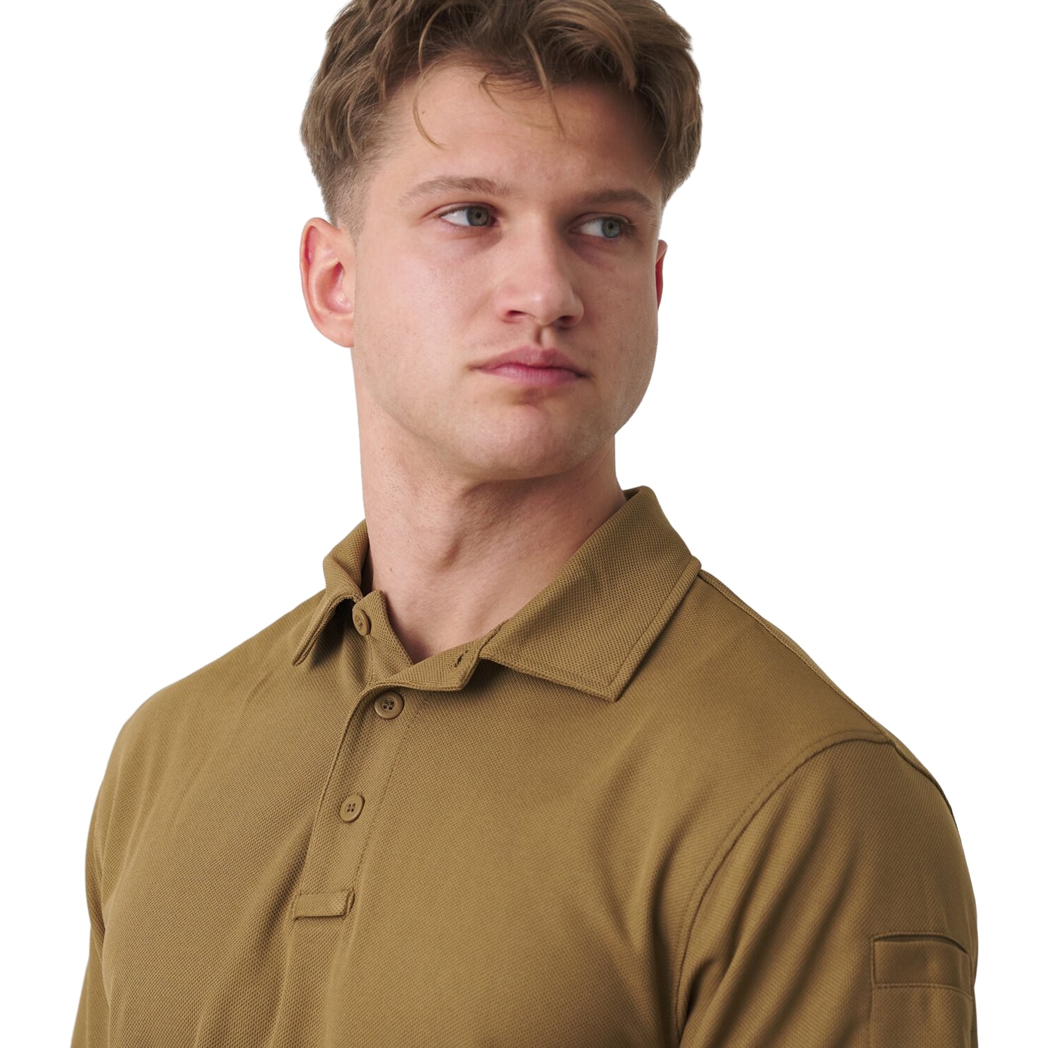 Termoaktivní tričko Polo Helikon-Tex UTL TopCool Lite - Coyote