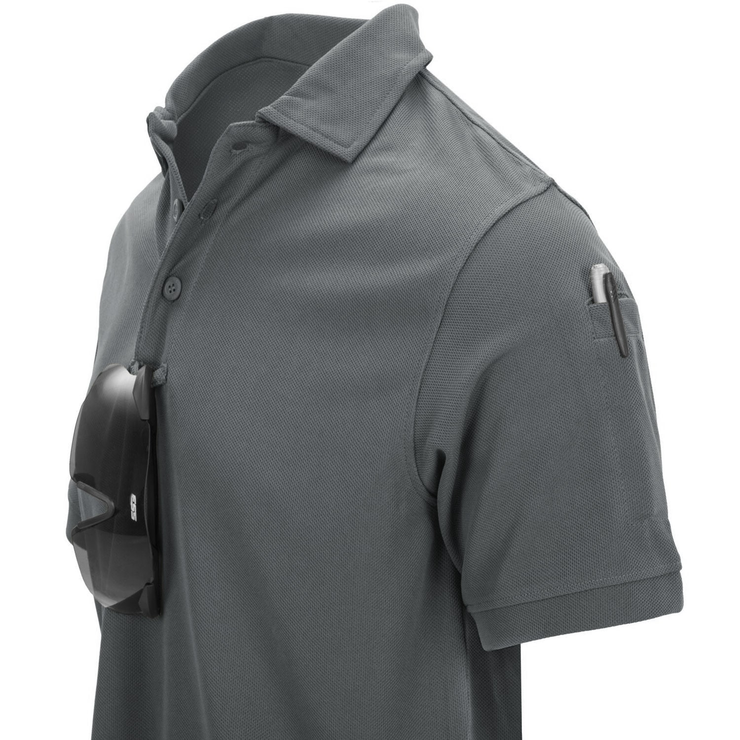 Termoaktivní tričko Polo Helikon-Tex UTL TopCool Lite - Shadow Grey