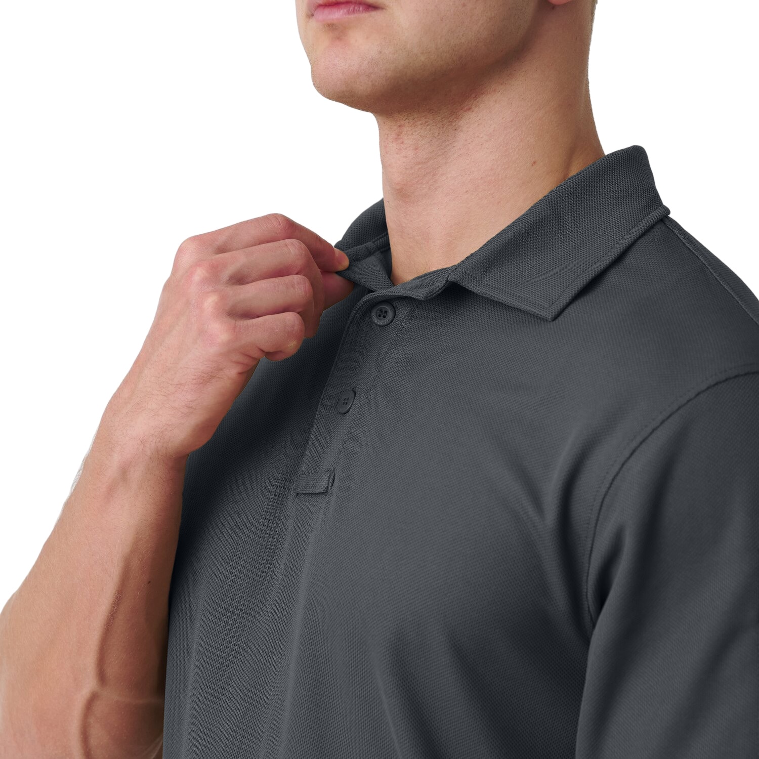 Termoaktivní tričko Polo Helikon-Tex UTL TopCool Lite - Shadow Grey