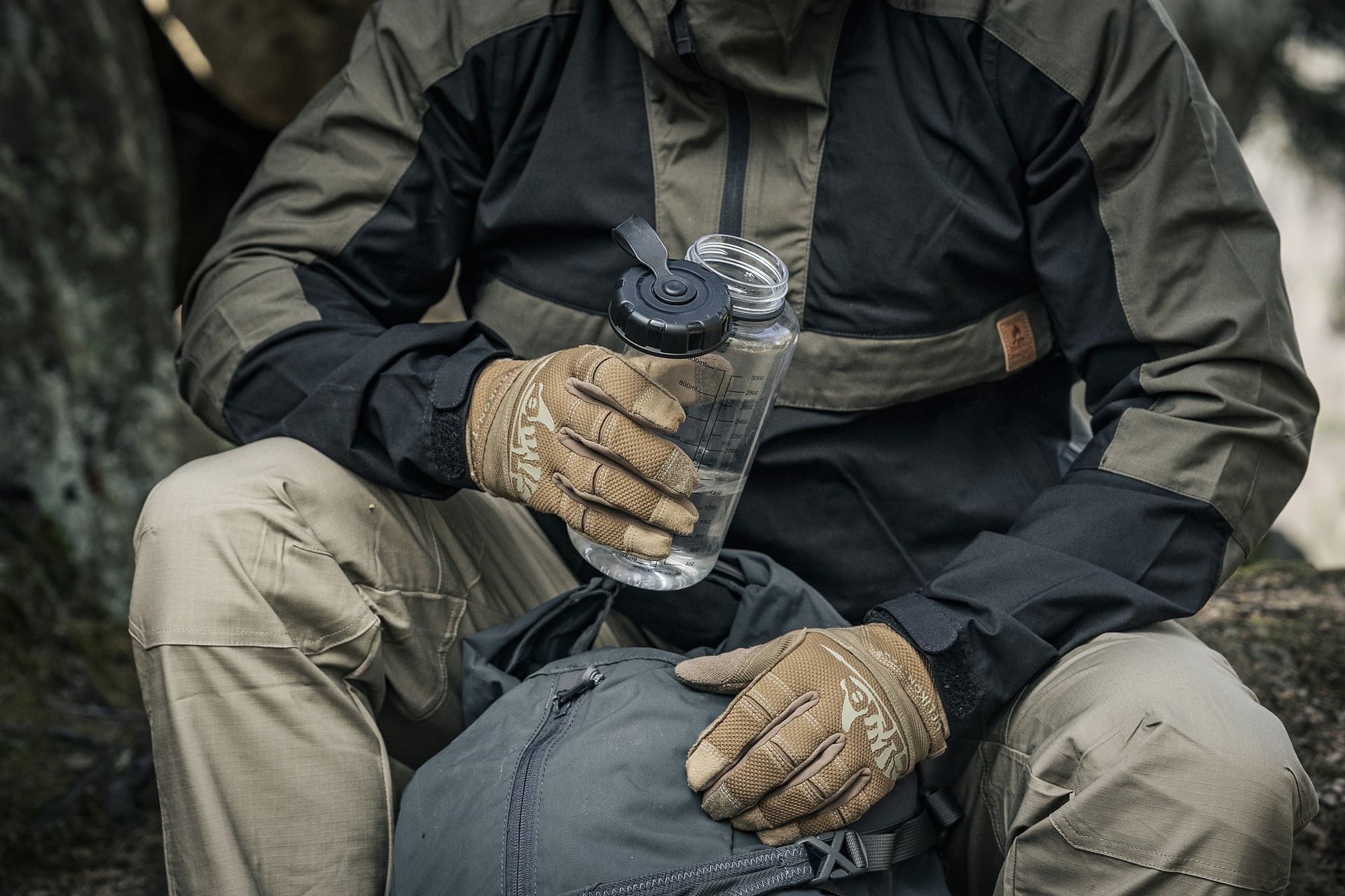 Rukavice Helikon-Tex Range Tactical - Coyote/Adaptive Green