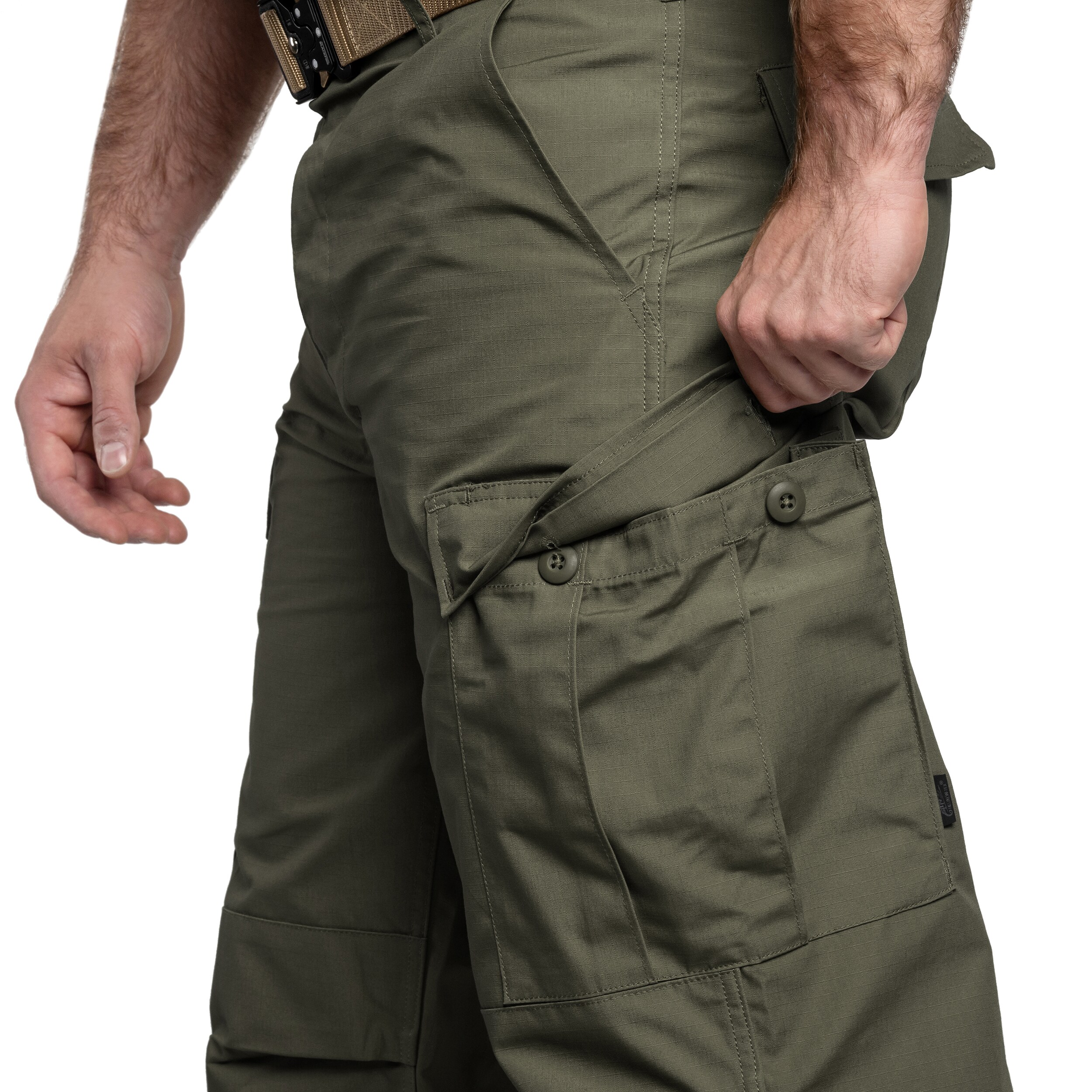 Kalhoty Helikon-Tex BDU PolyCotton Rip-Stop – Olive Green