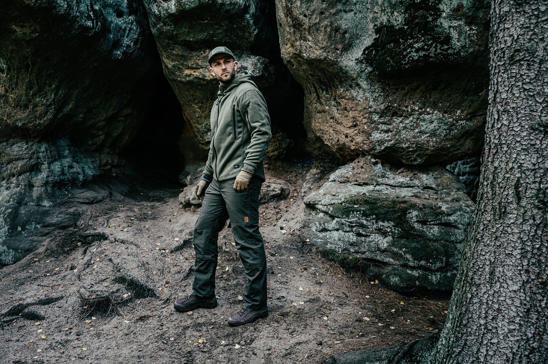 Kalhoty Helikon-Tex Woodsman – Taiga Green