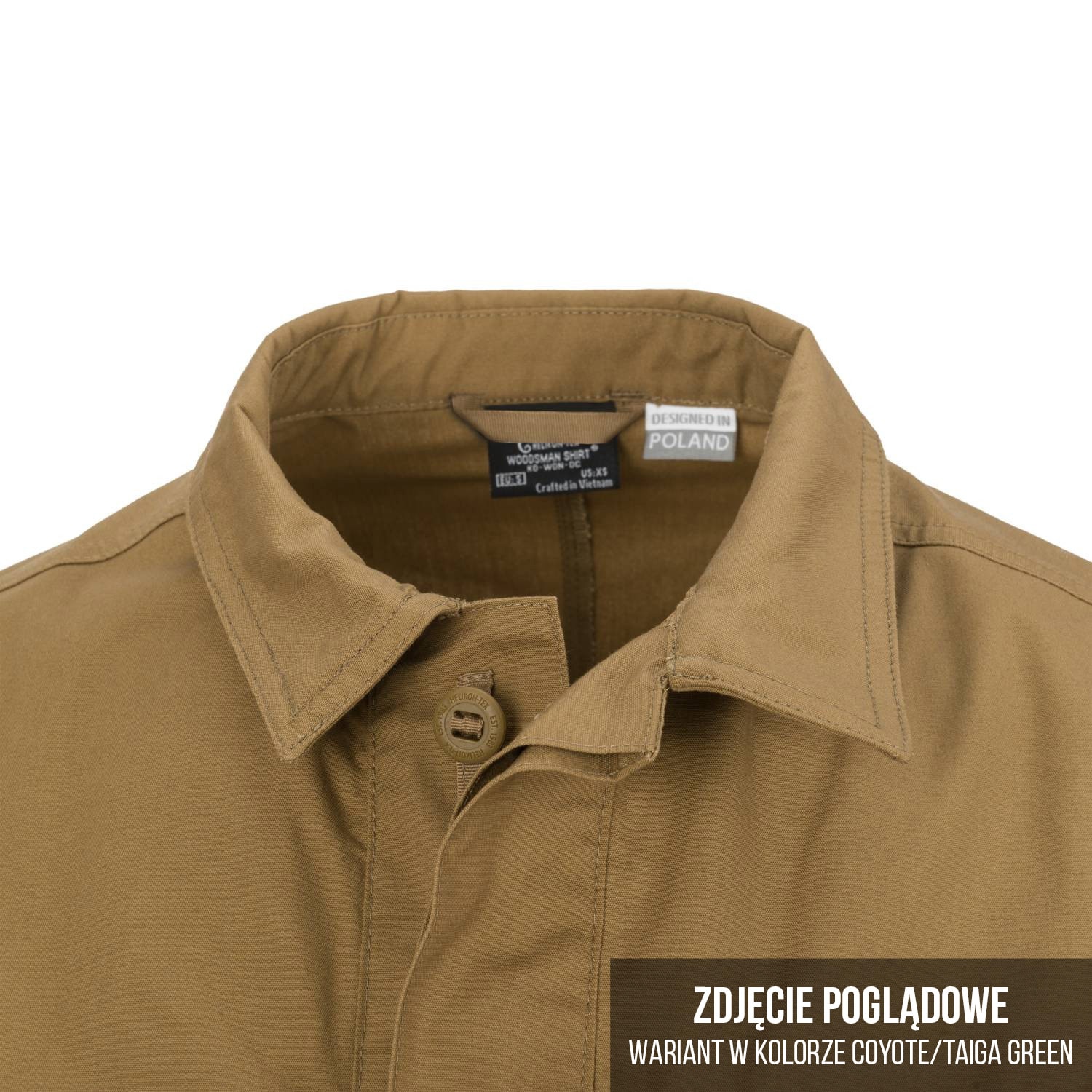 Košile Helikon-Tex Woodsman - Taiga Green/Black