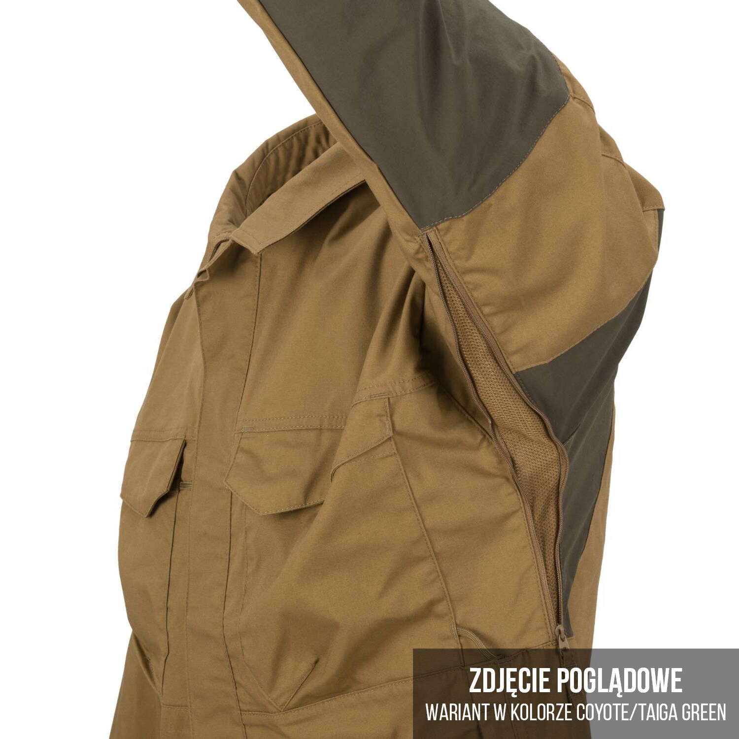 Košile Helikon-Tex Woodsman - Taiga Green/Black