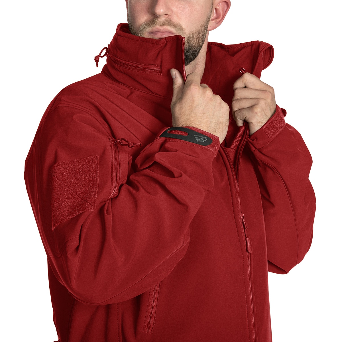 Bunda Helikon-Tex Gunfighter Softshell Shark Skin Windblocker - Crimson Sky