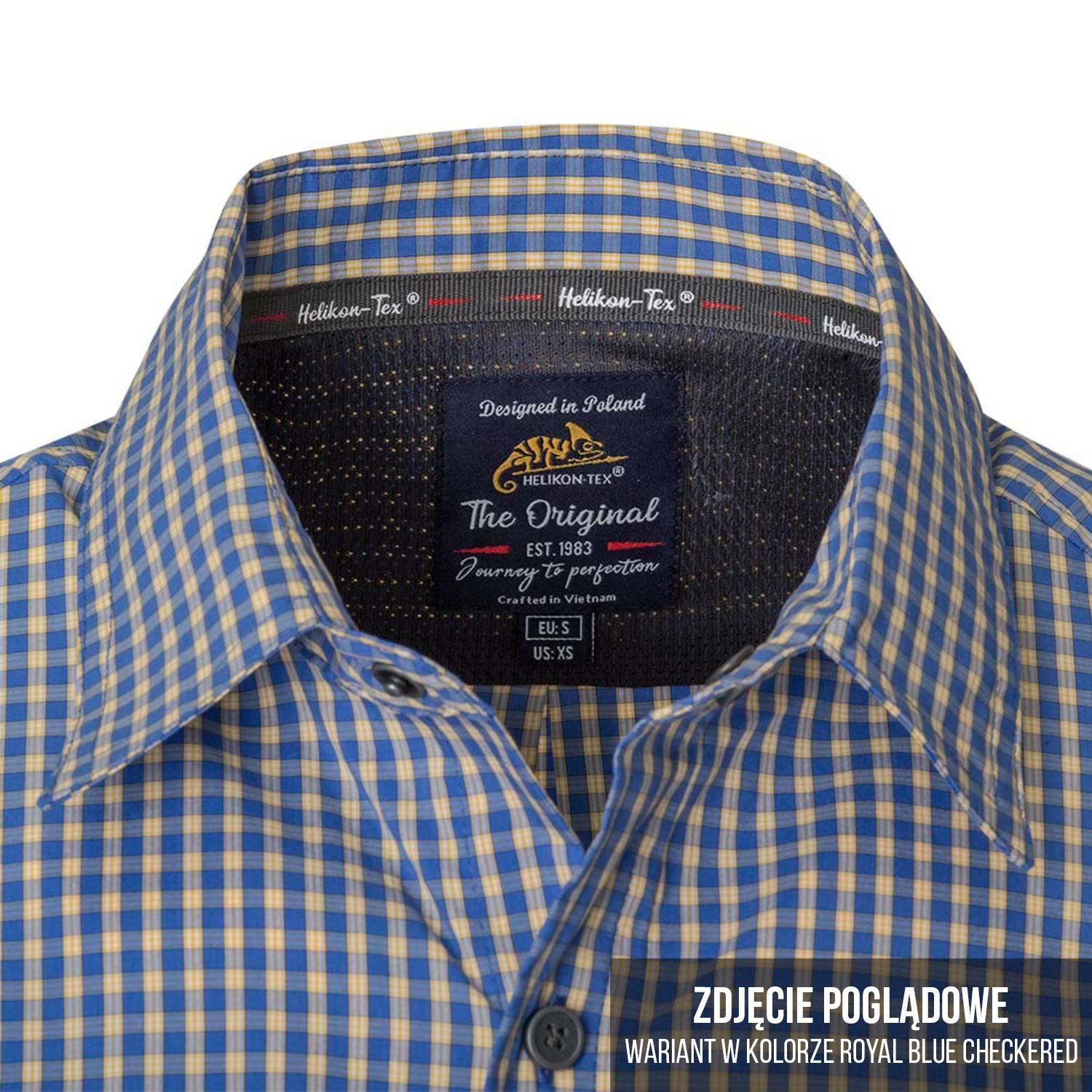 Košile Helikon-Tex Covert Concealed Carry Short Sleeve - Dirt Red Checkered