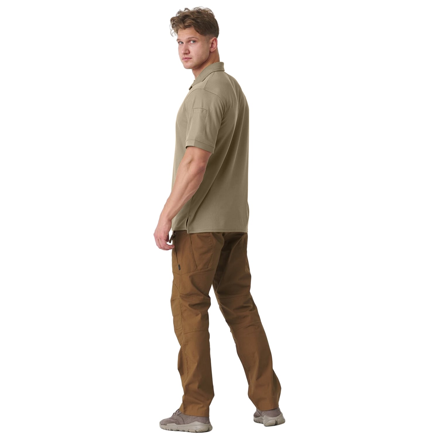Termoaktivní tričko Polo Helikon-Tex UTL TopCool - Khaki