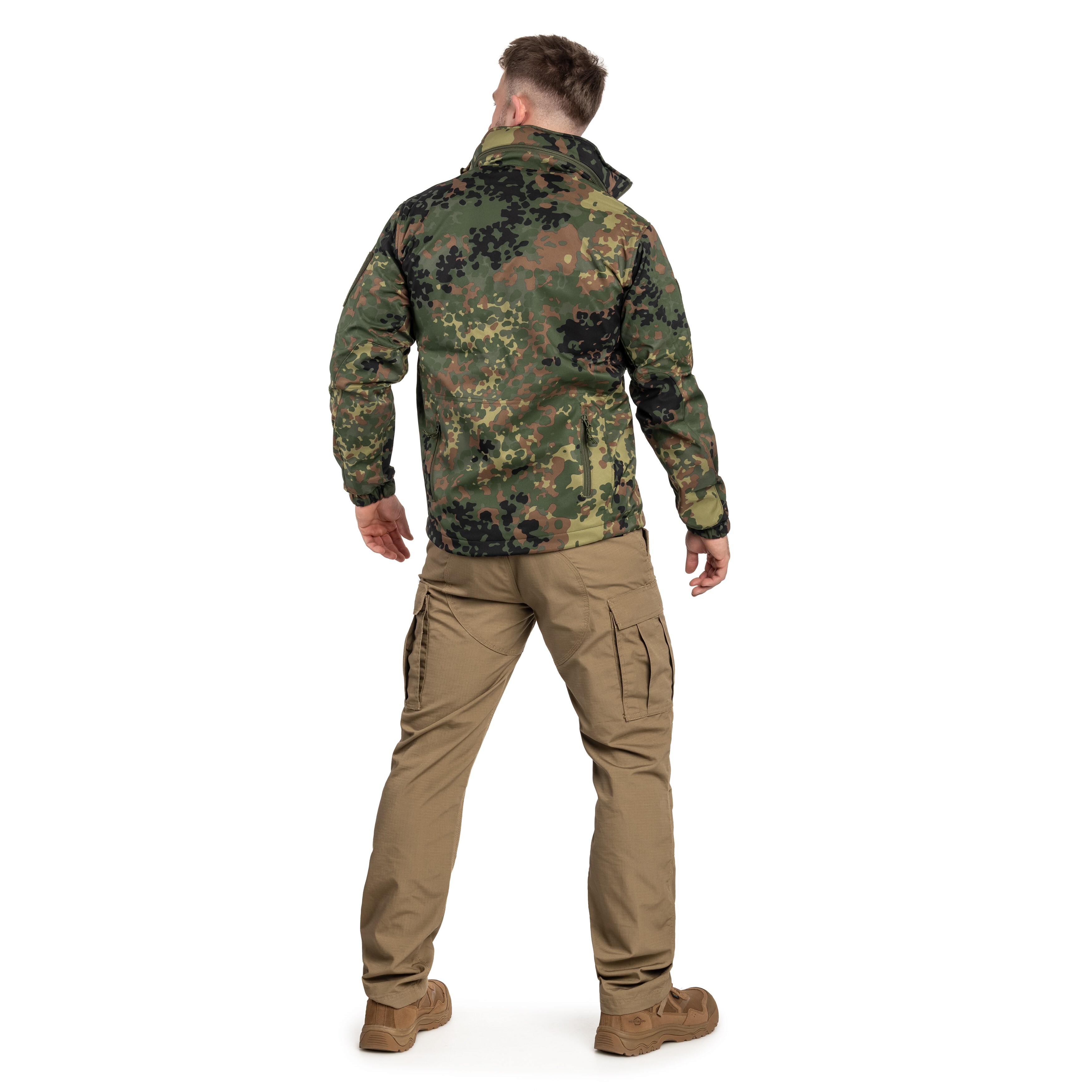 Bunda Helikon-Tex Gunfighter Softshell Shark Skin Windblocker - Flecktarn