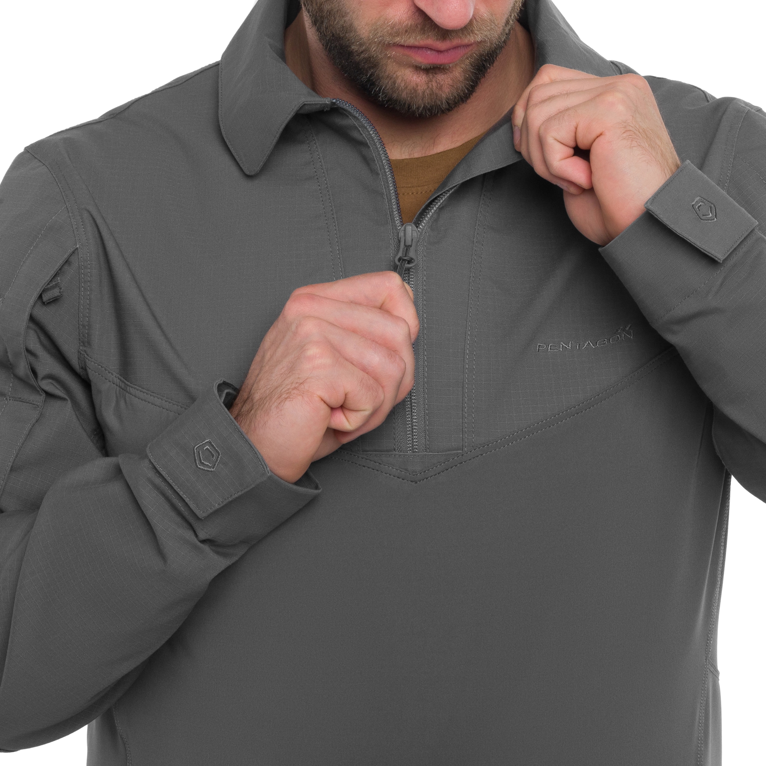 Mikina Pentagon Combat Shirt Ranger - Wolf Grey