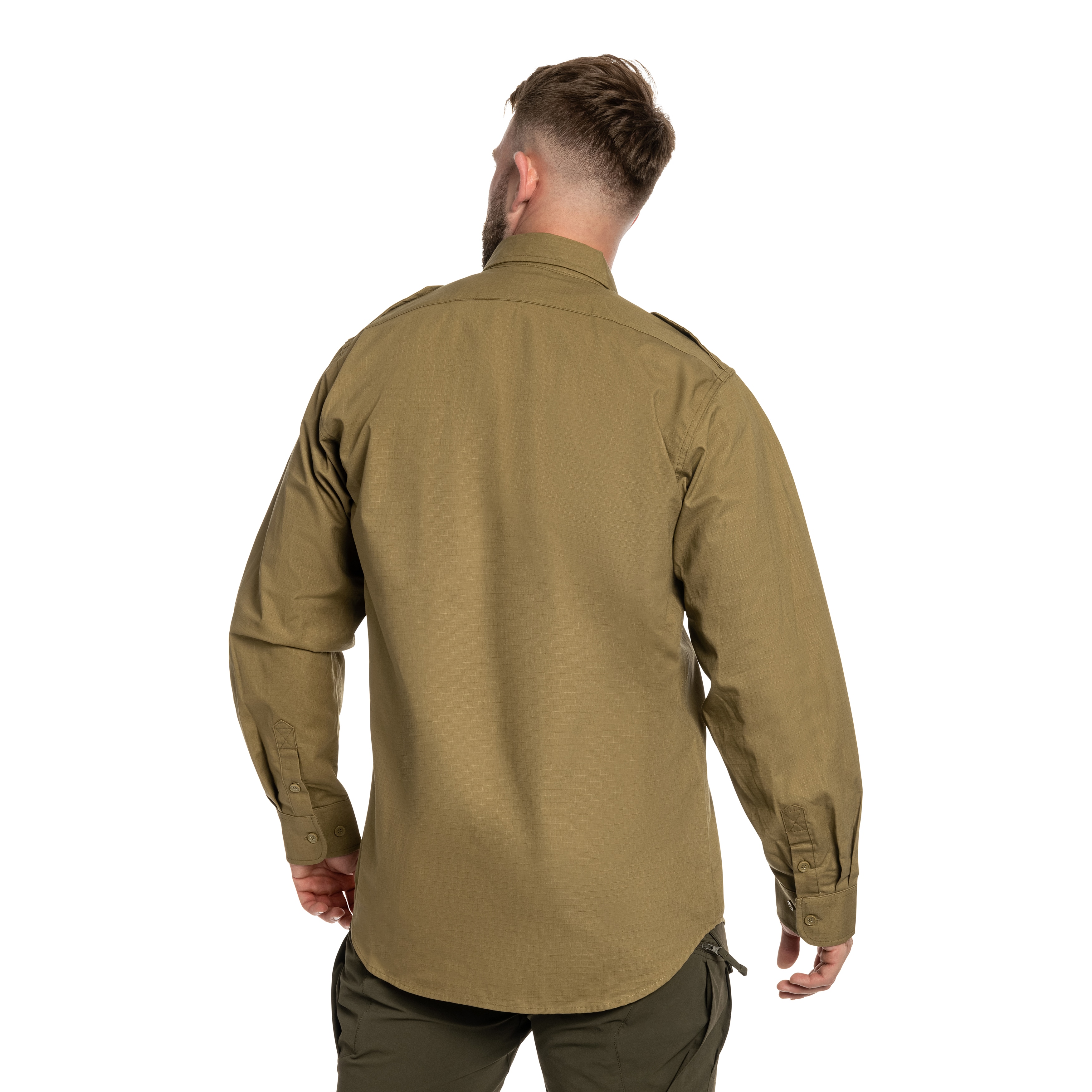 Taktická košile Mil-Tec Ripstop Long Sleeve - Coyote