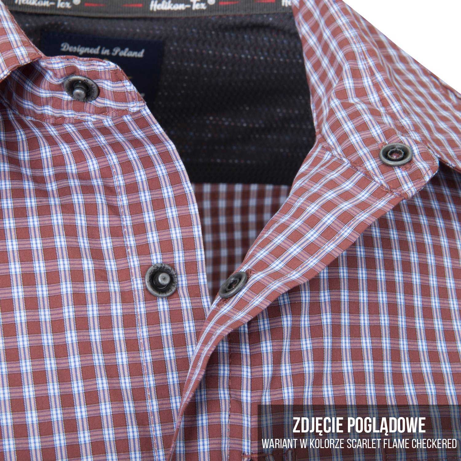 Košile Helikon-Tex Covert Concealed Carry - Ozark Blue Plaid