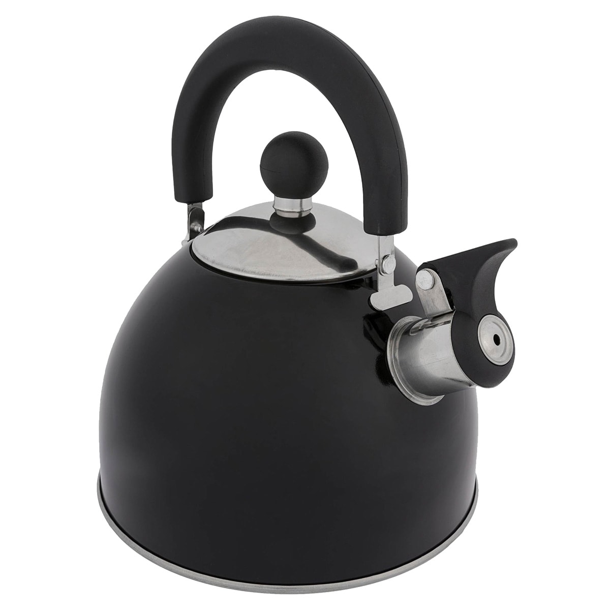 Hliníková konvice Highlander Outdoor Deluxe Whistling Kettle - Black