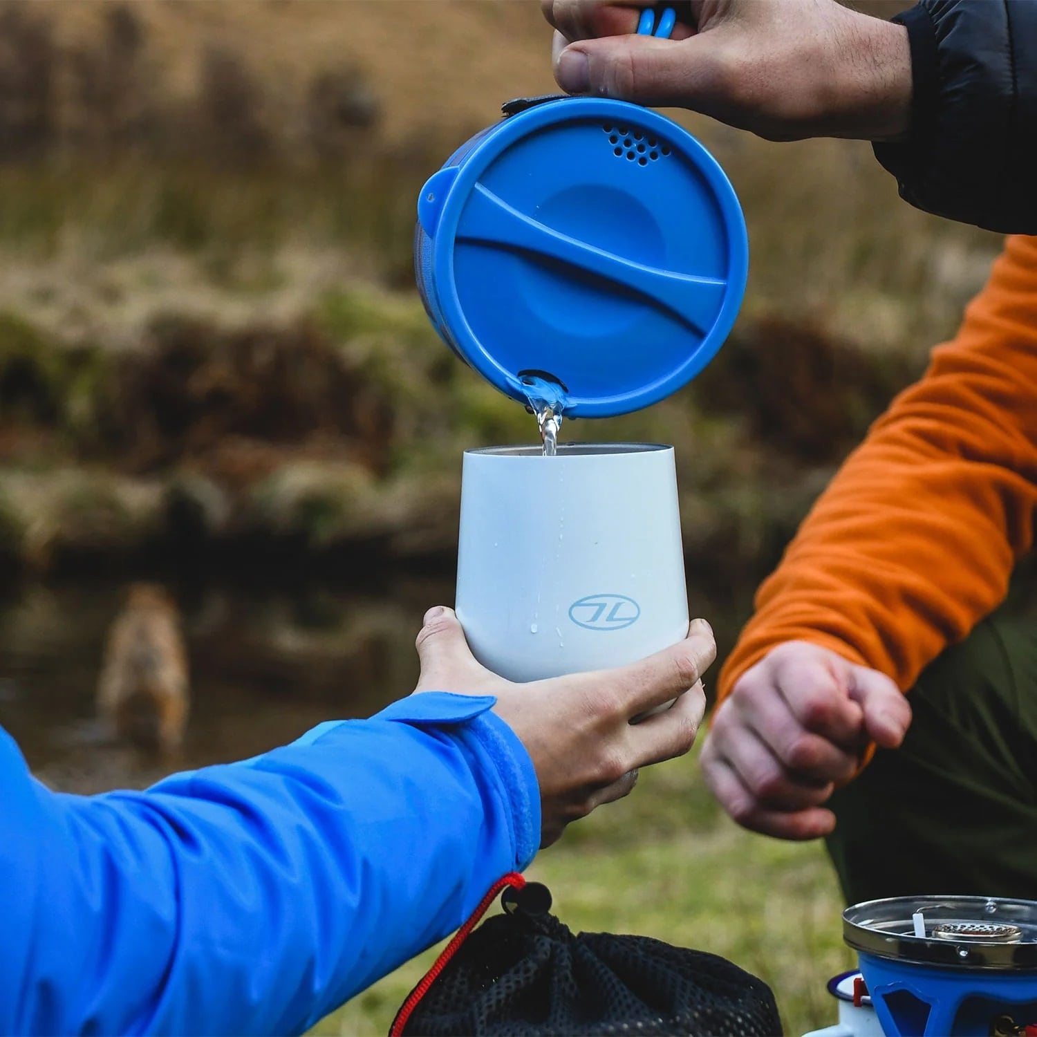 Termální hrnek Highlander Outdoor Corka 350 ml - Mist