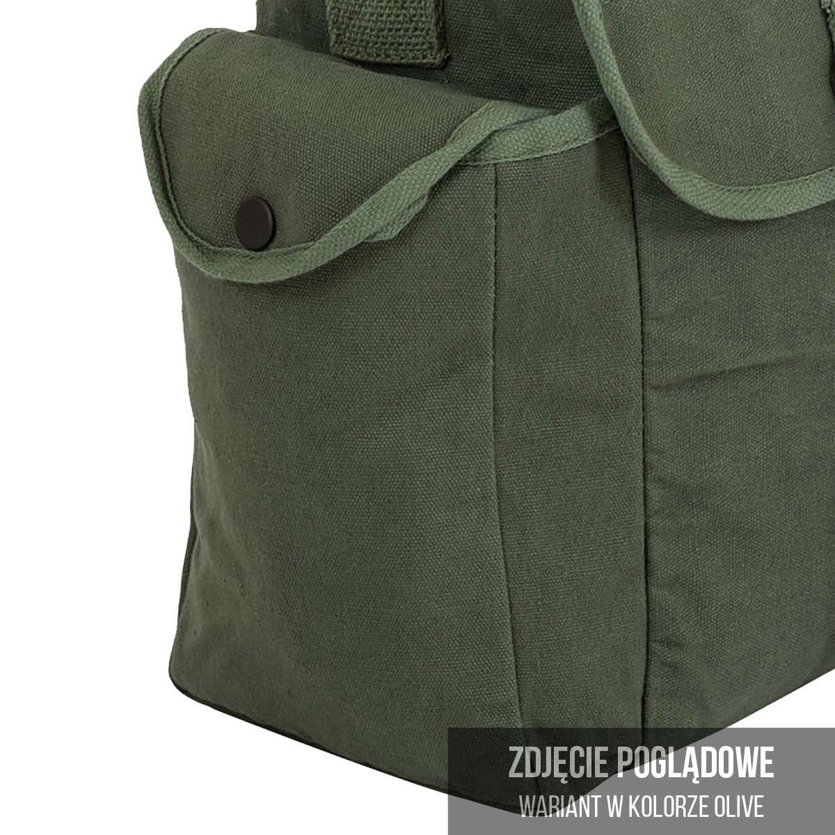 Taška Highlander Outdoor Canvas Heavy Duty Haversack 18 l - Black