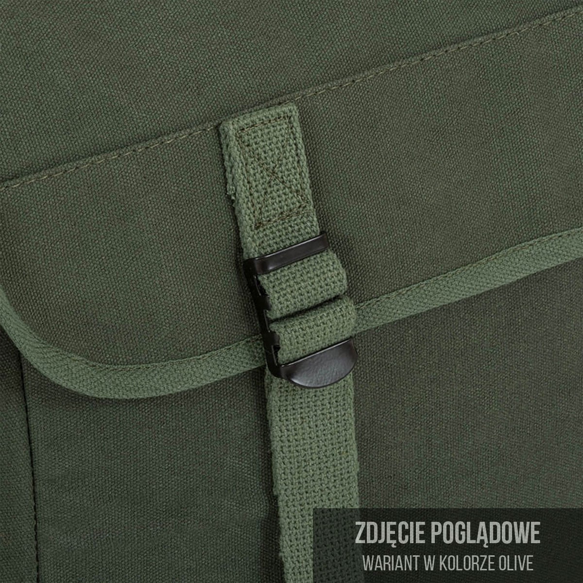 Taška Highlander Outdoor Canvas Heavy Duty Haversack 18 l - Black