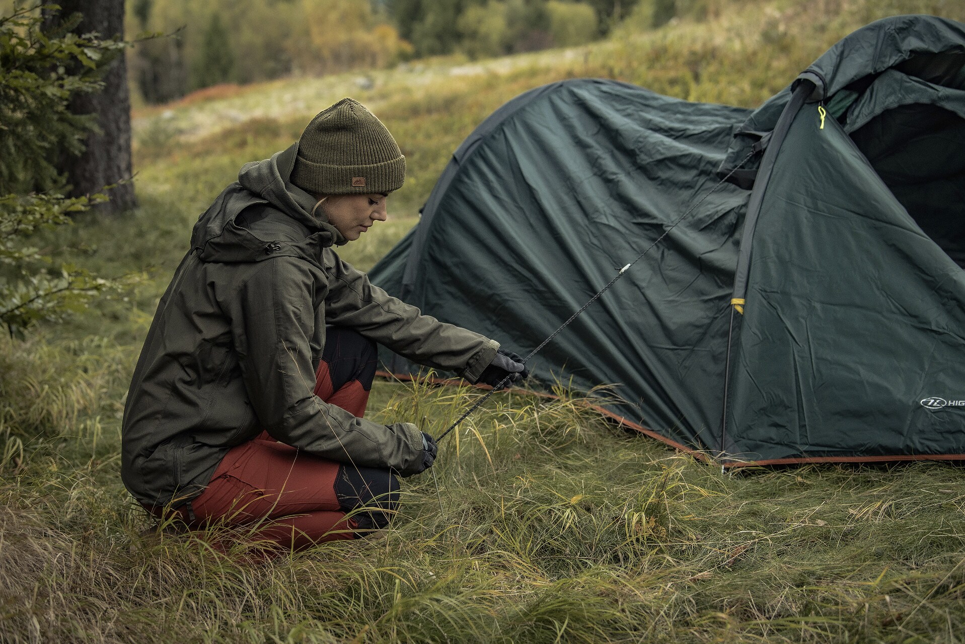 Stan pro 2 osoby Highlander Outdoor Blackthorn – Hunter Green