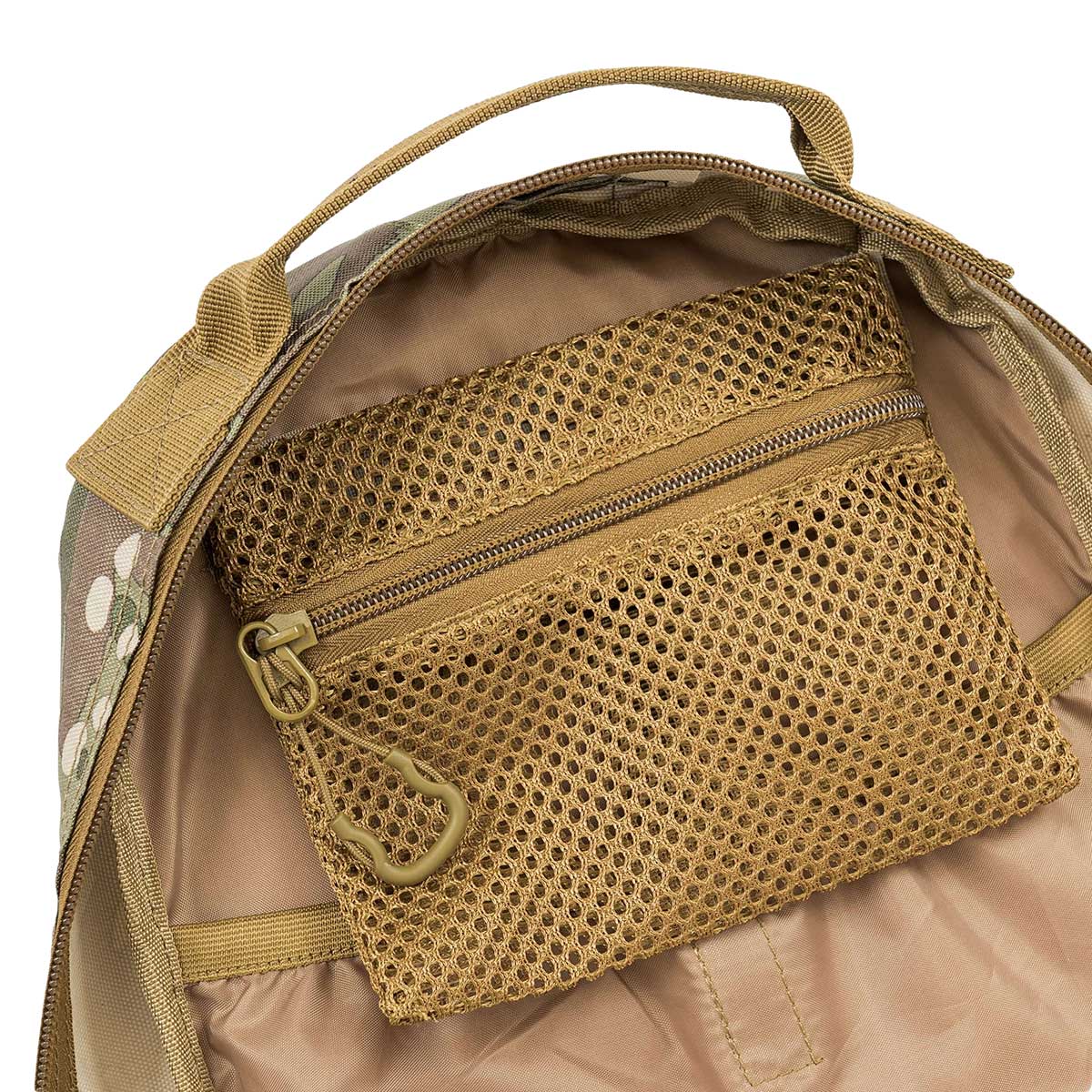 Batoh Highlander Forces Scorpion Gearslinger 12 l – Arid MC Camo