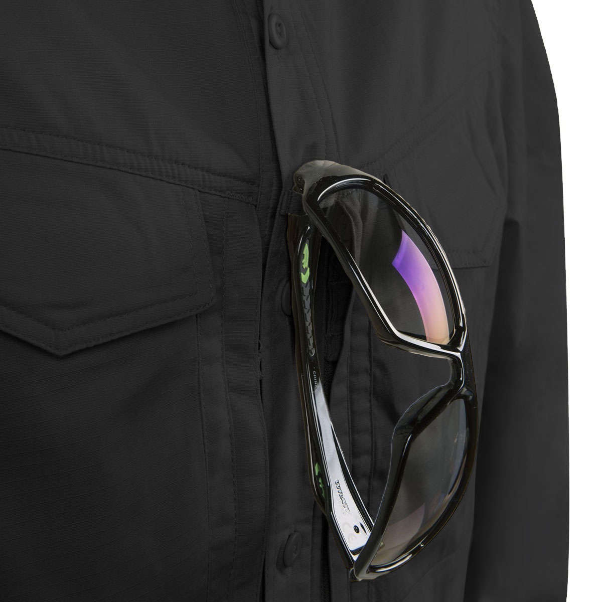 Košile Helikon-Tex Defender Mk2 PolyCotton Ripstop Long Sleeve - Black