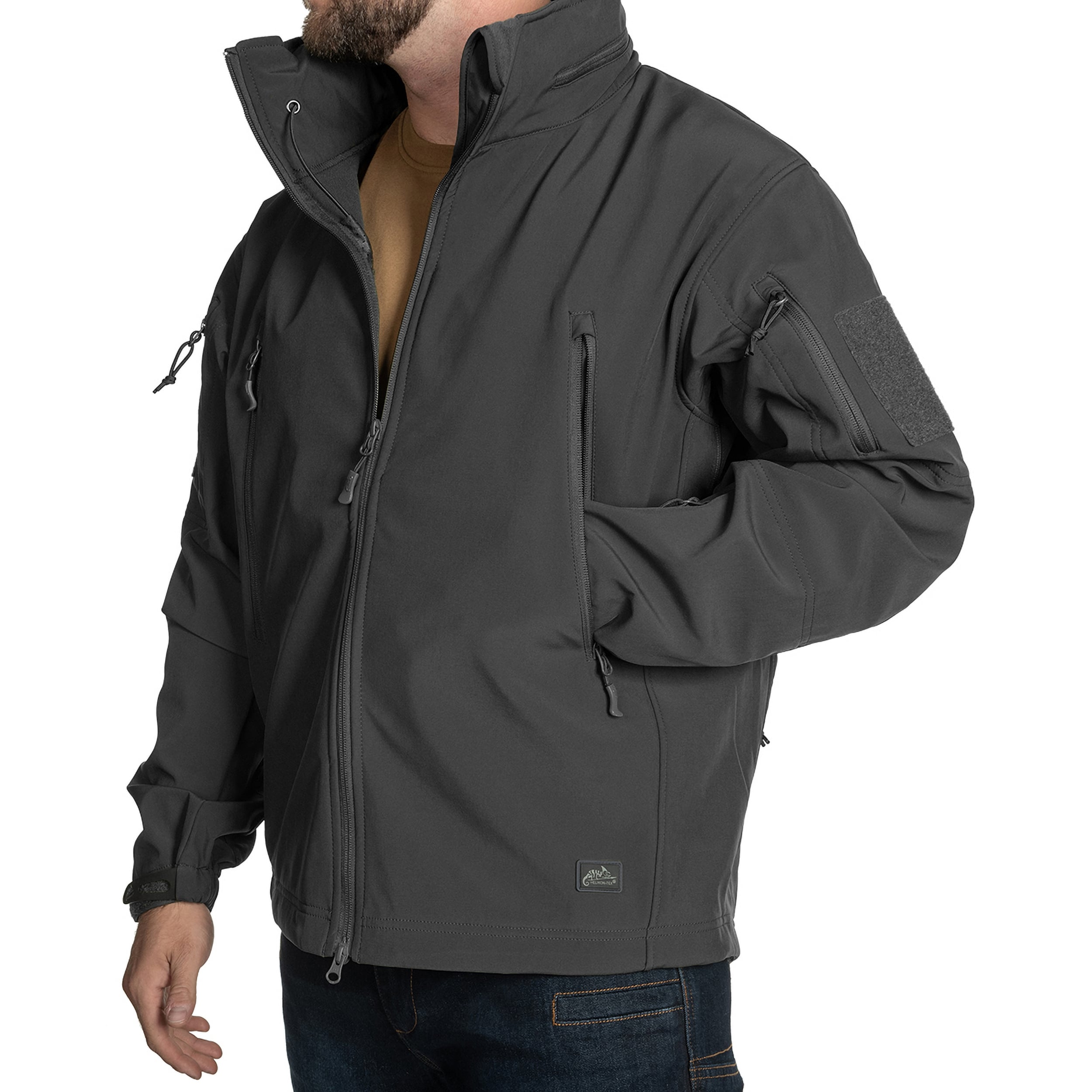 Bunda Helikon-Tex Gunfighter Softshell Shark Skin Windblocker - Black
