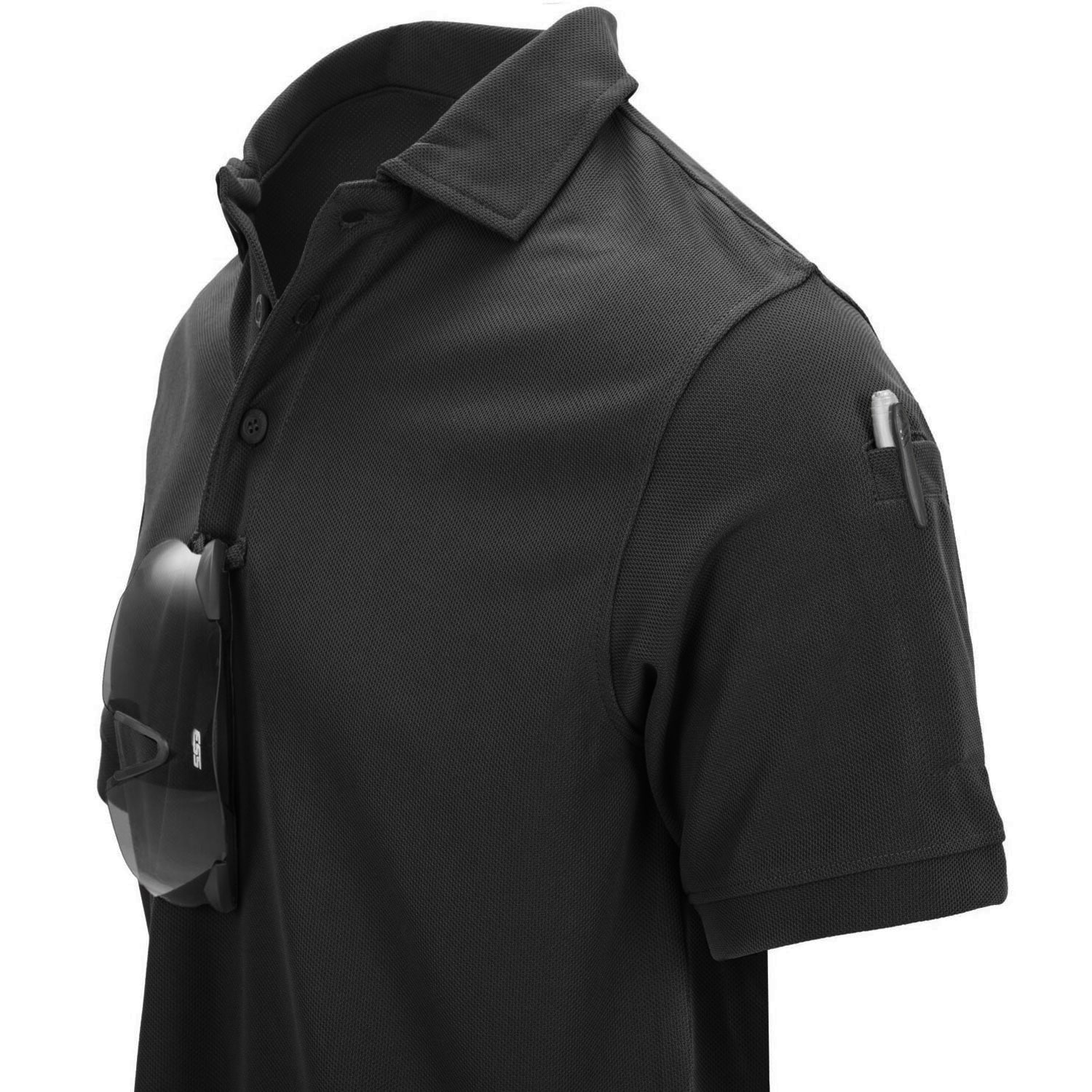 Termoaktivní tričko Polo Helikon-Tex UTL TopCool - Black