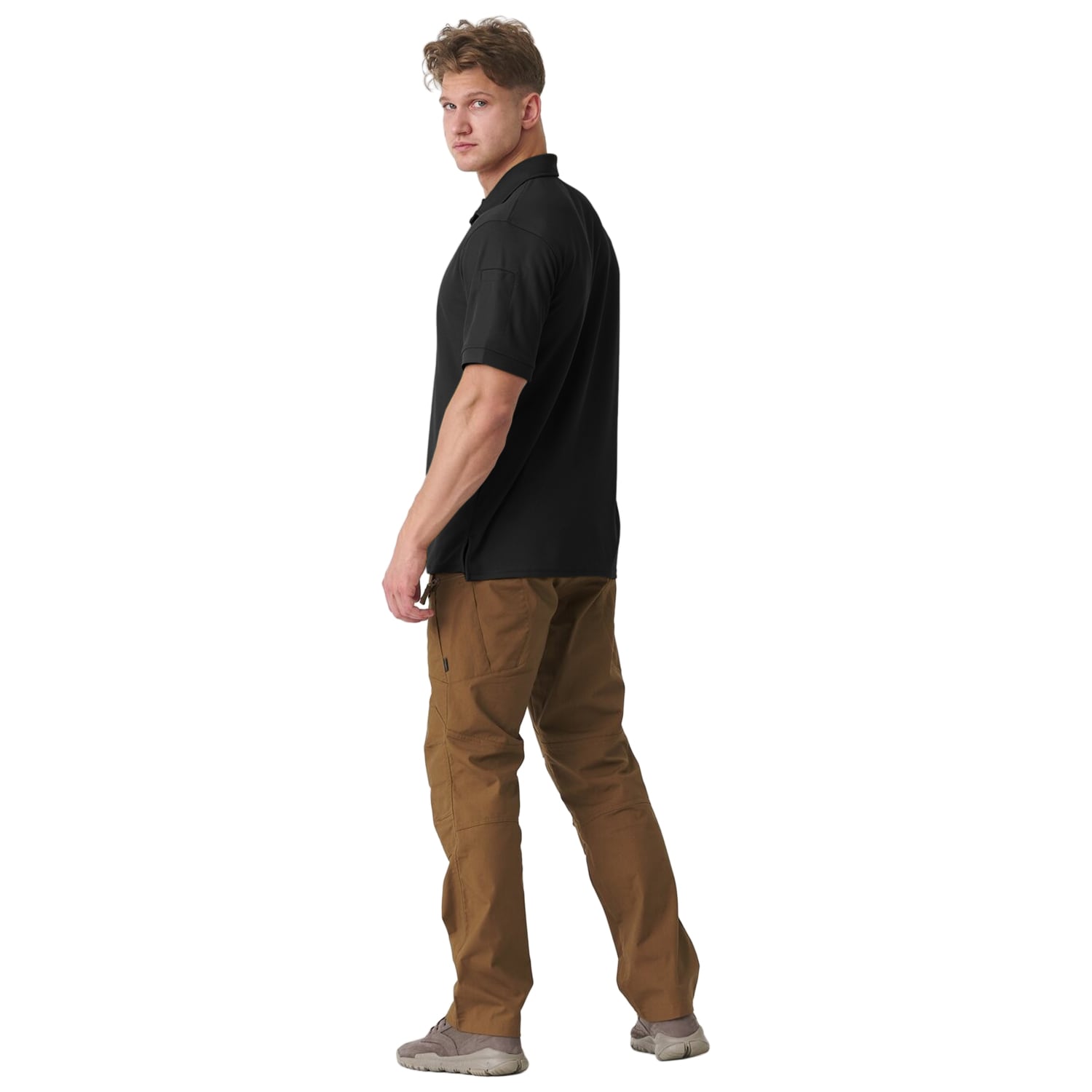 Termoaktivní tričko Polo Helikon-Tex UTL TopCool - Black