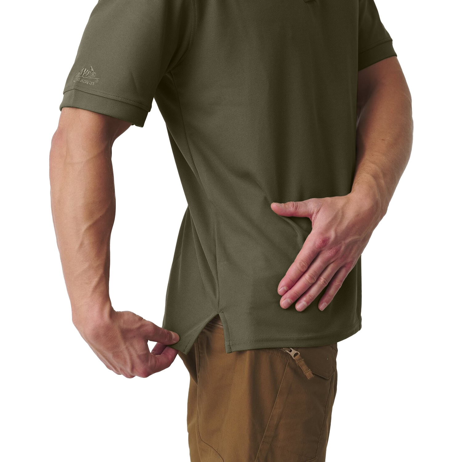 Termoaktivní tričko Polo Helikon-Tex UTL TopCool - Olive Green