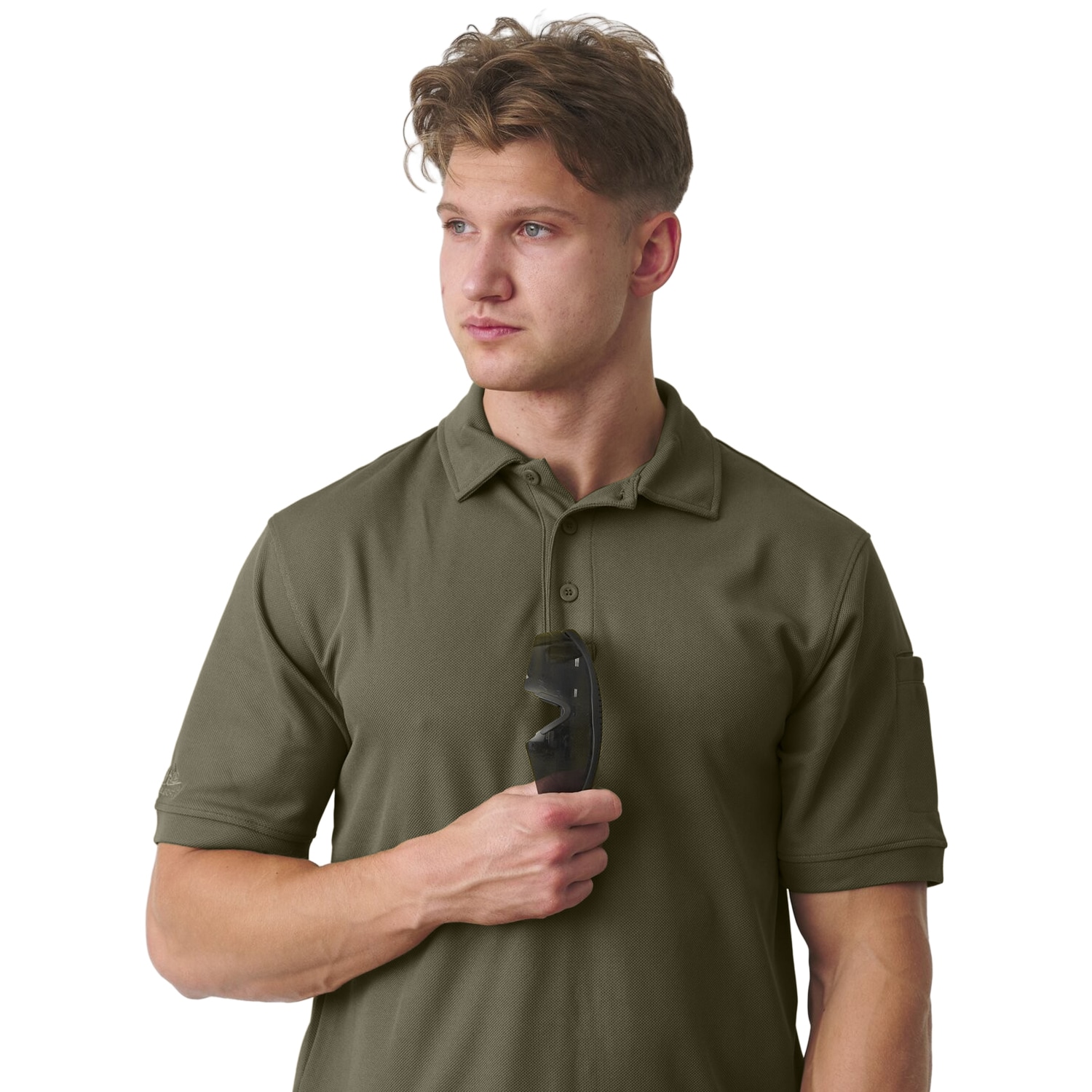Termoaktivní tričko Polo Helikon-Tex UTL TopCool - Olive Green