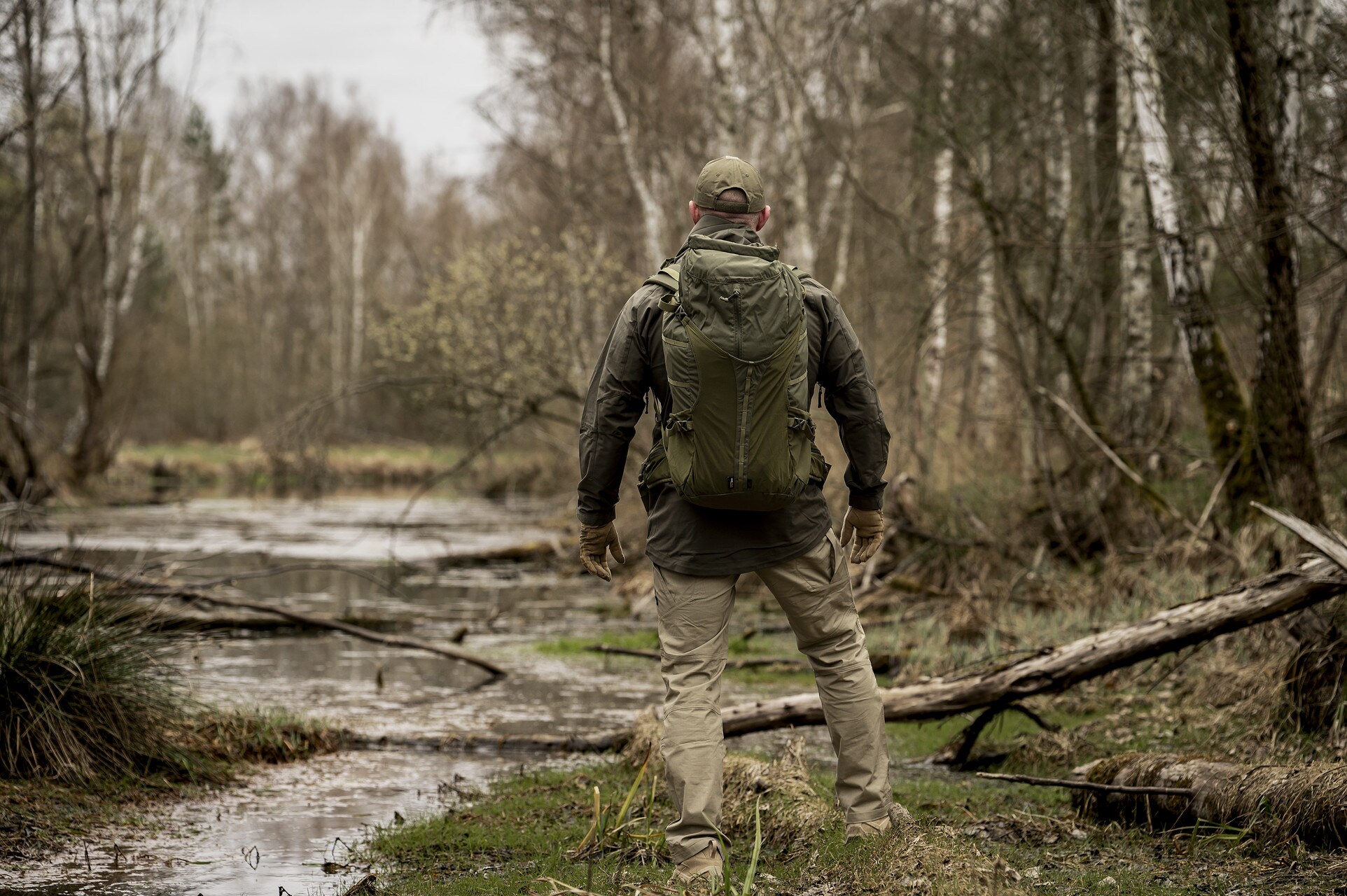 Kalhoty Helikon-Tex UTP PolyCotton Rip-Stop – Khaki + pásek