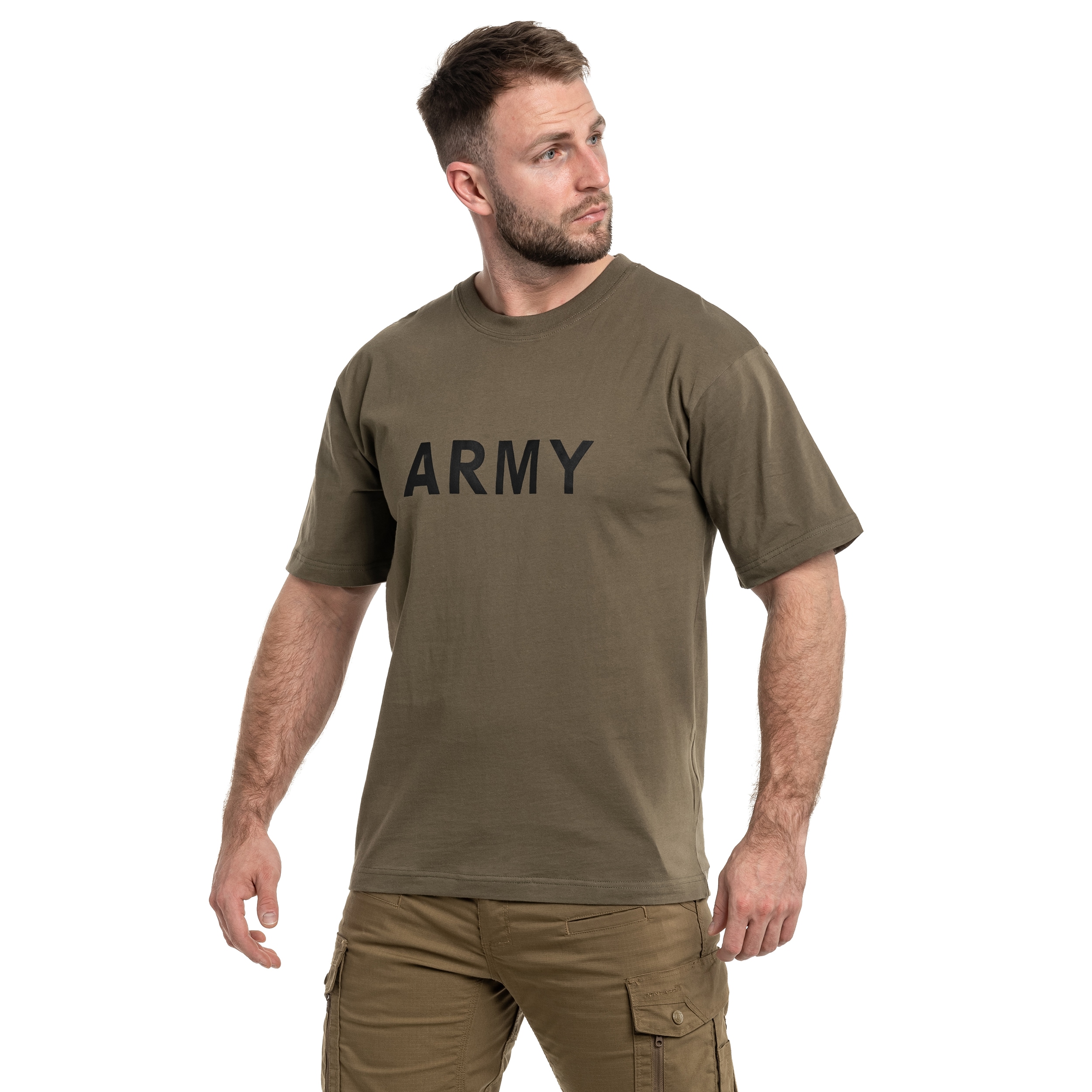 Tričko MFH Army - OD Green