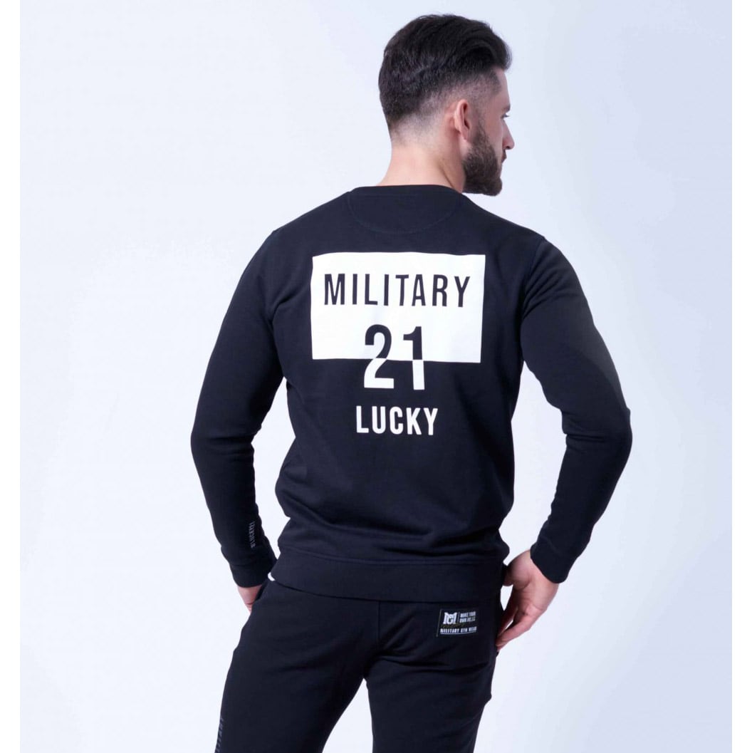 Mikina Military Gym Wear Lucky 21 - černá