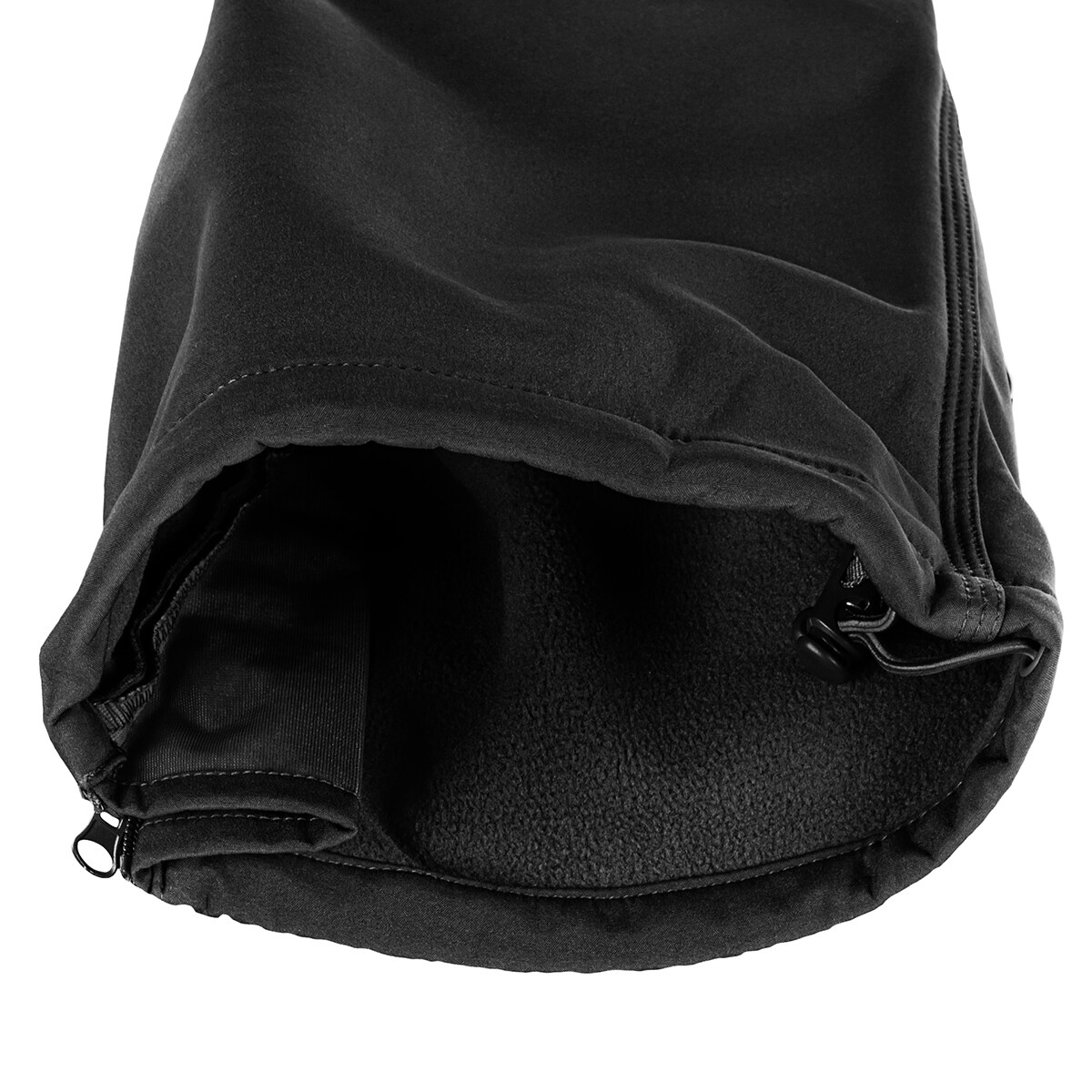 Zateplené kalhoty Mil-Tec Softshell Explorer voděodolné – Black