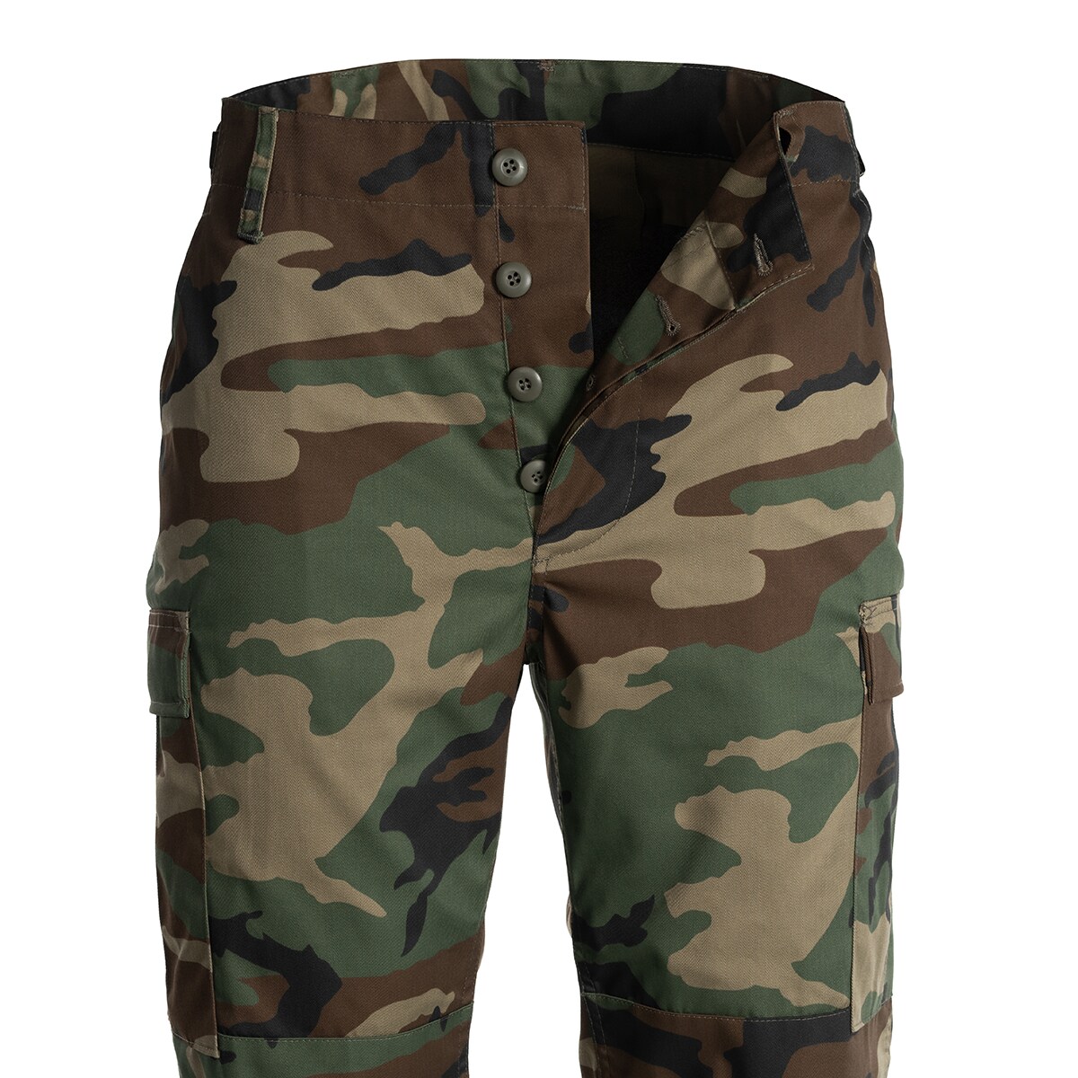 Vojenské kalhoty Mil-Tec zesílené BDU – Woodland