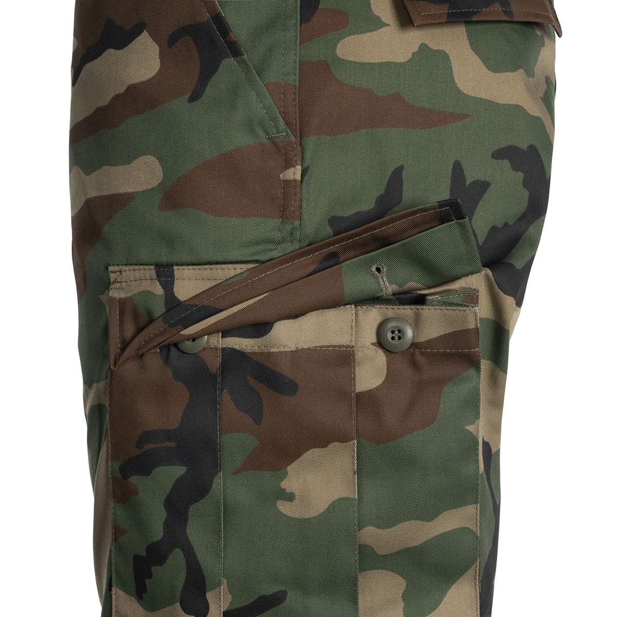 Vojenské kalhoty Mil-Tec zesílené BDU – Woodland