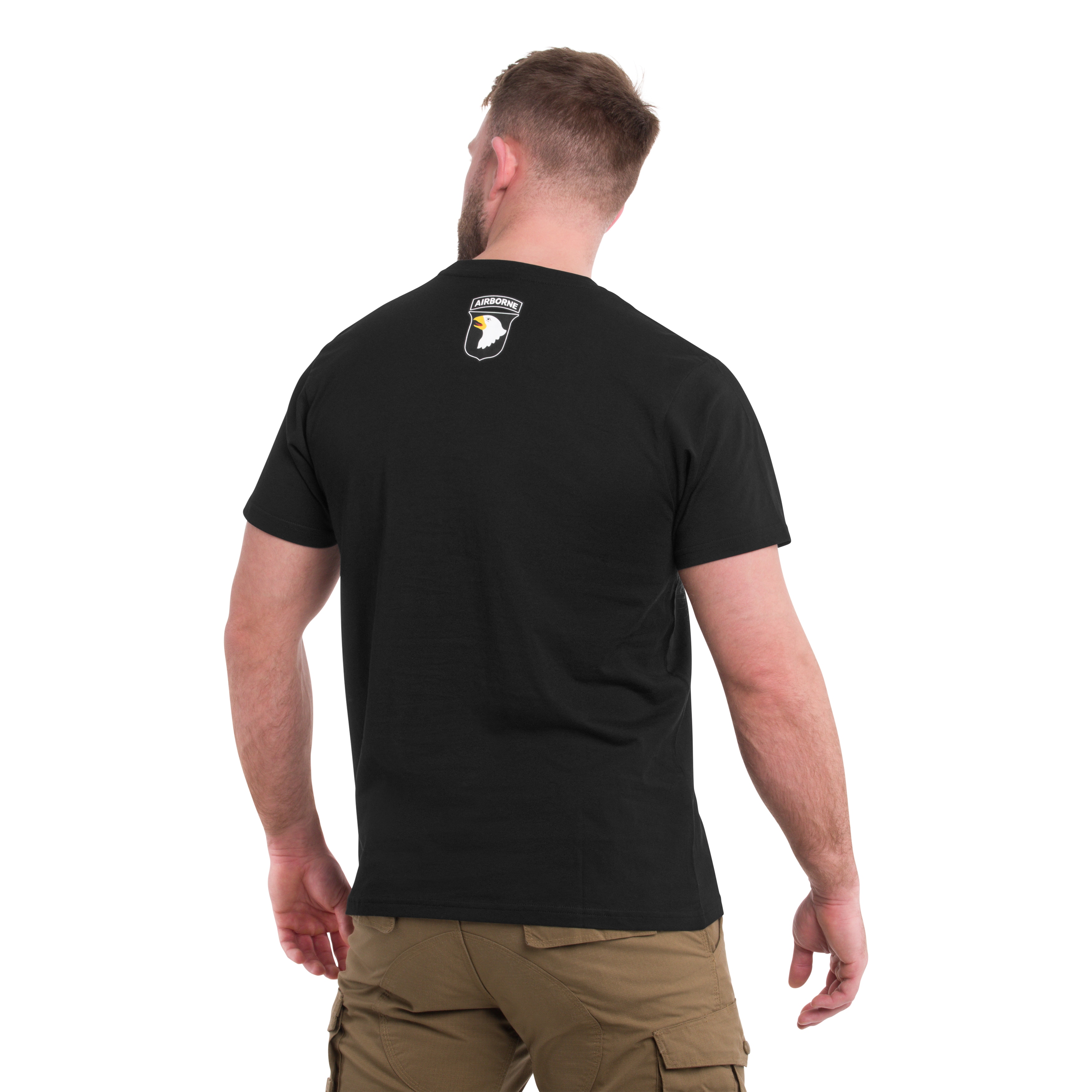 Tričko Mil-Tec 101st Airborne Black