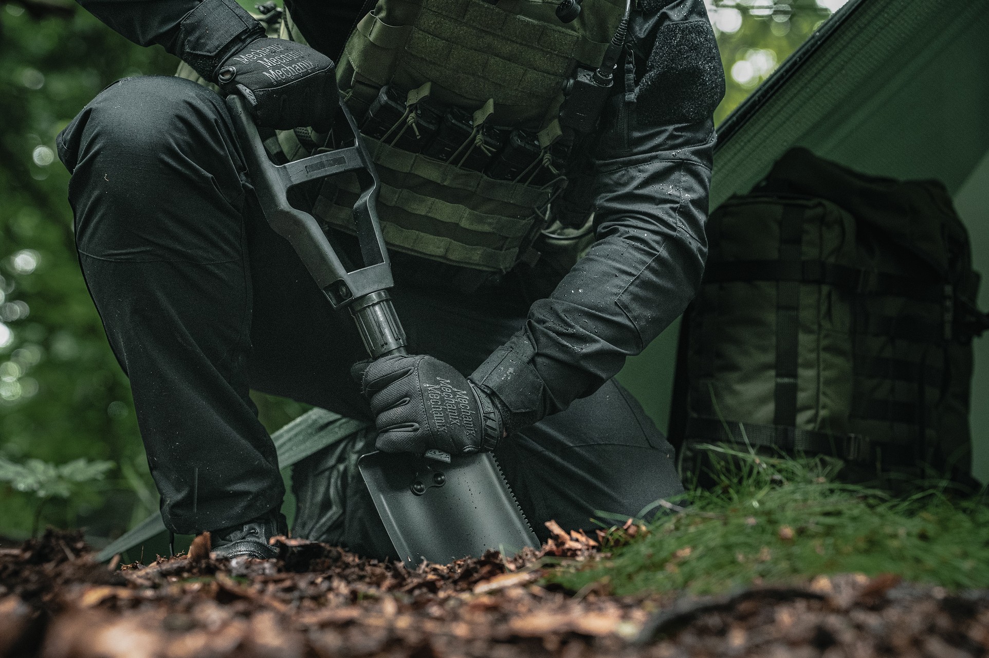 Protiřezné rukavice Mechanix Wear Pursuit D5 - Black