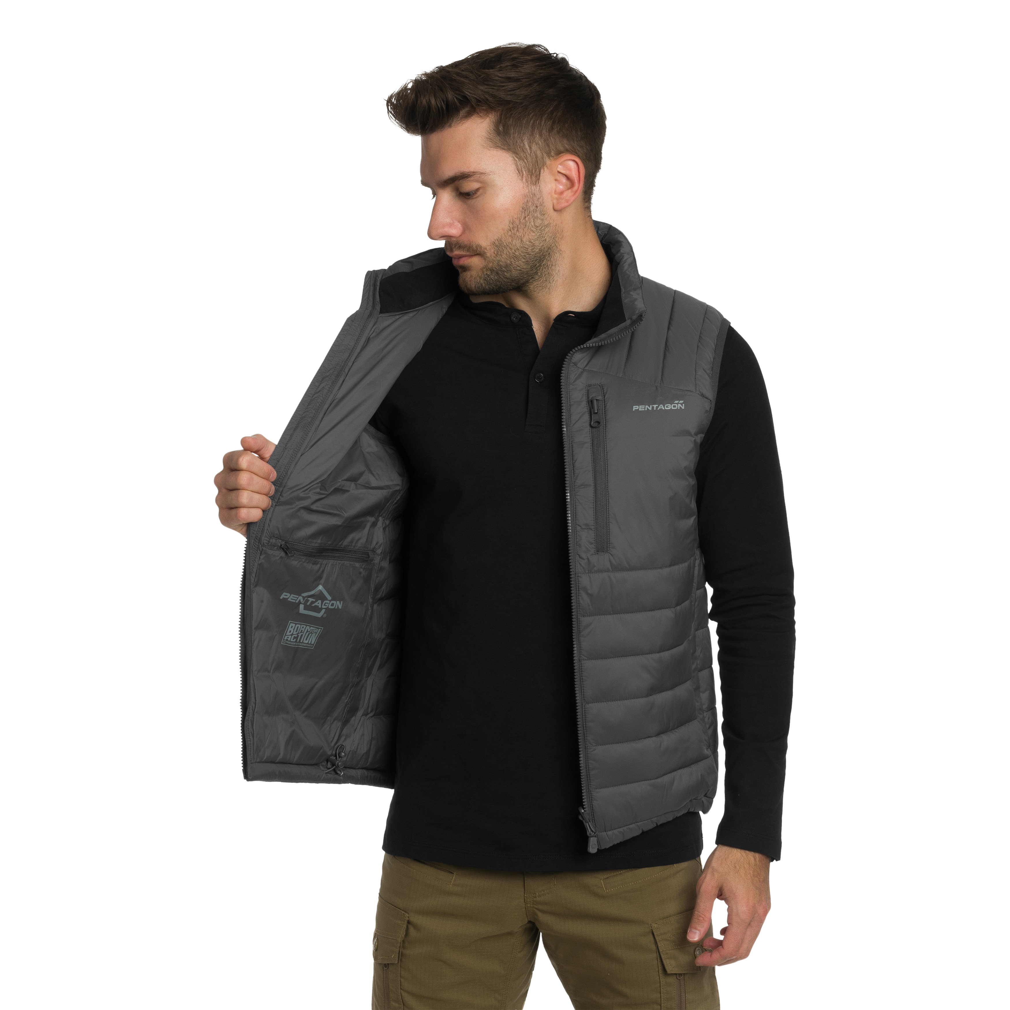 Bezrukávník Pentagon Homer Vest – Cinder Grey