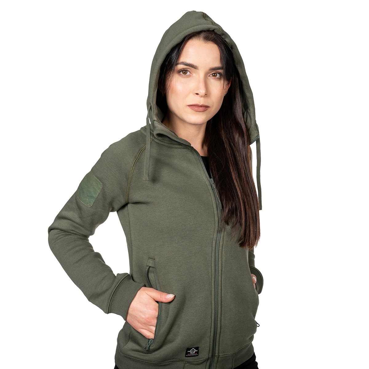 Dámská mikina Pentagon Aphrodite Sweater - Camo Green