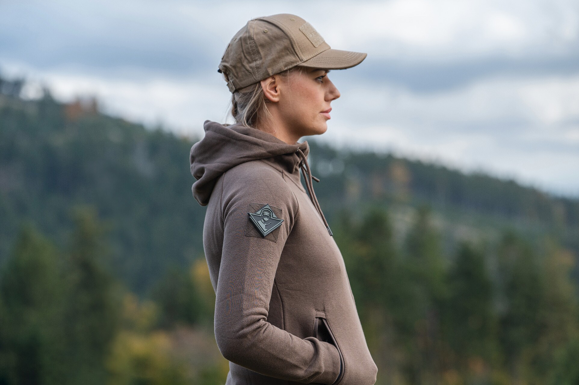 Dámská mikina Pentagon Aphrodite Sweater - Camo Green